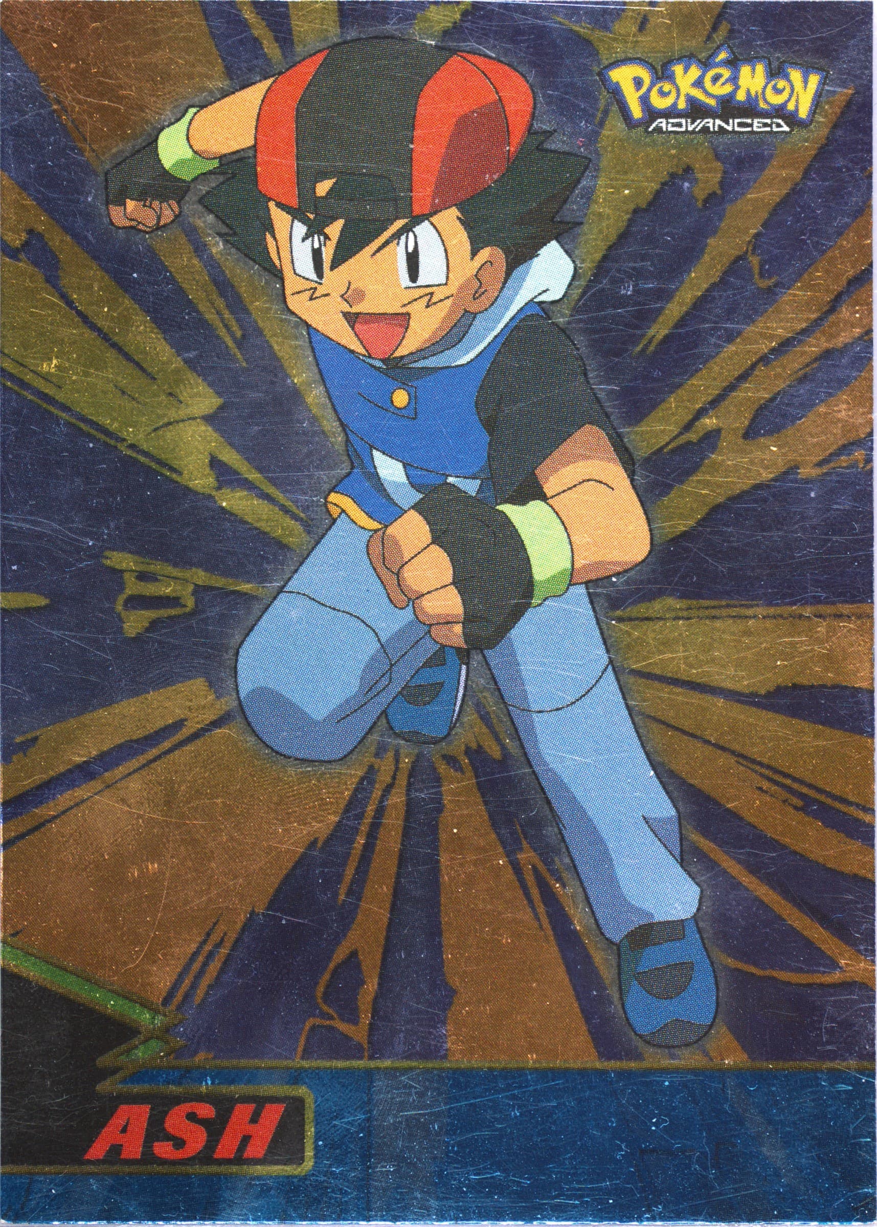 Ash Foil (1) 2003 Topps Pokemon Advanced