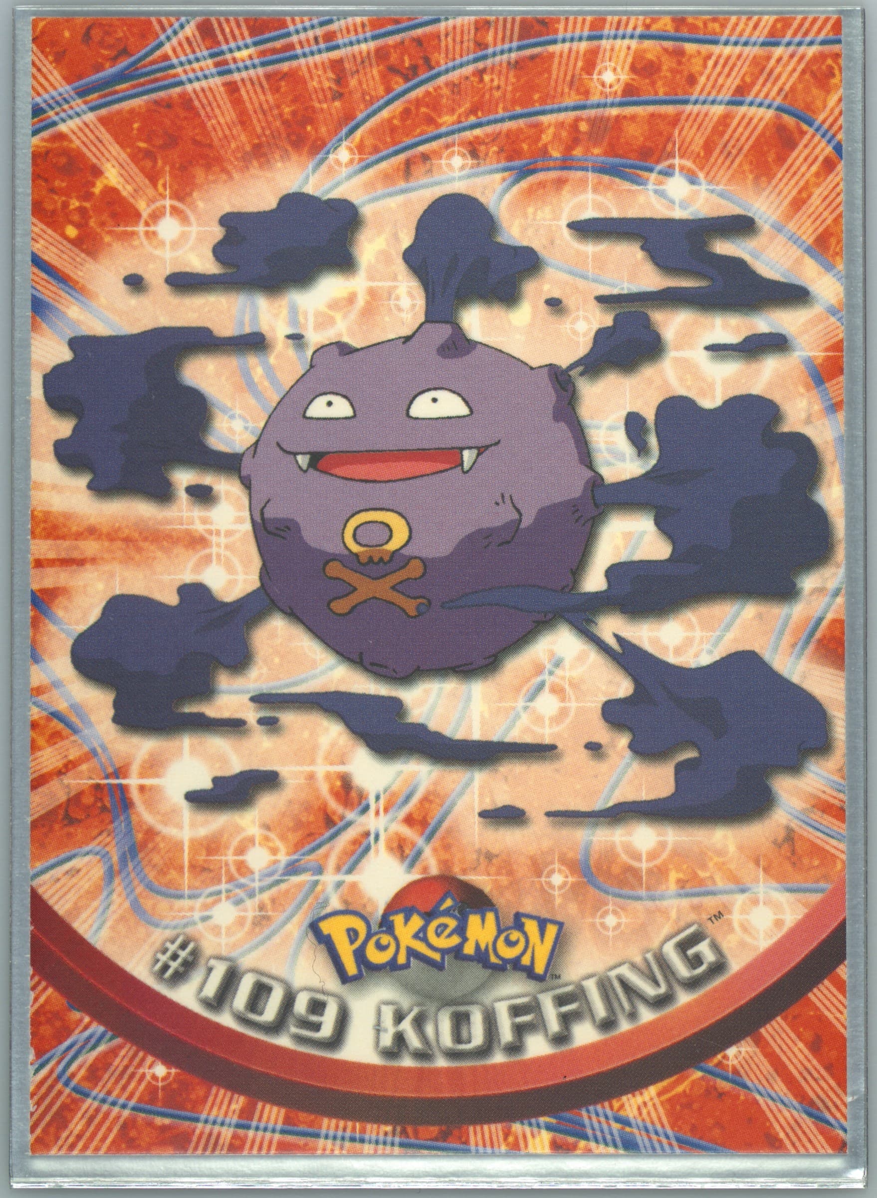 Koffing (109) 2000 Topps Pokemon TV Animation Series 2