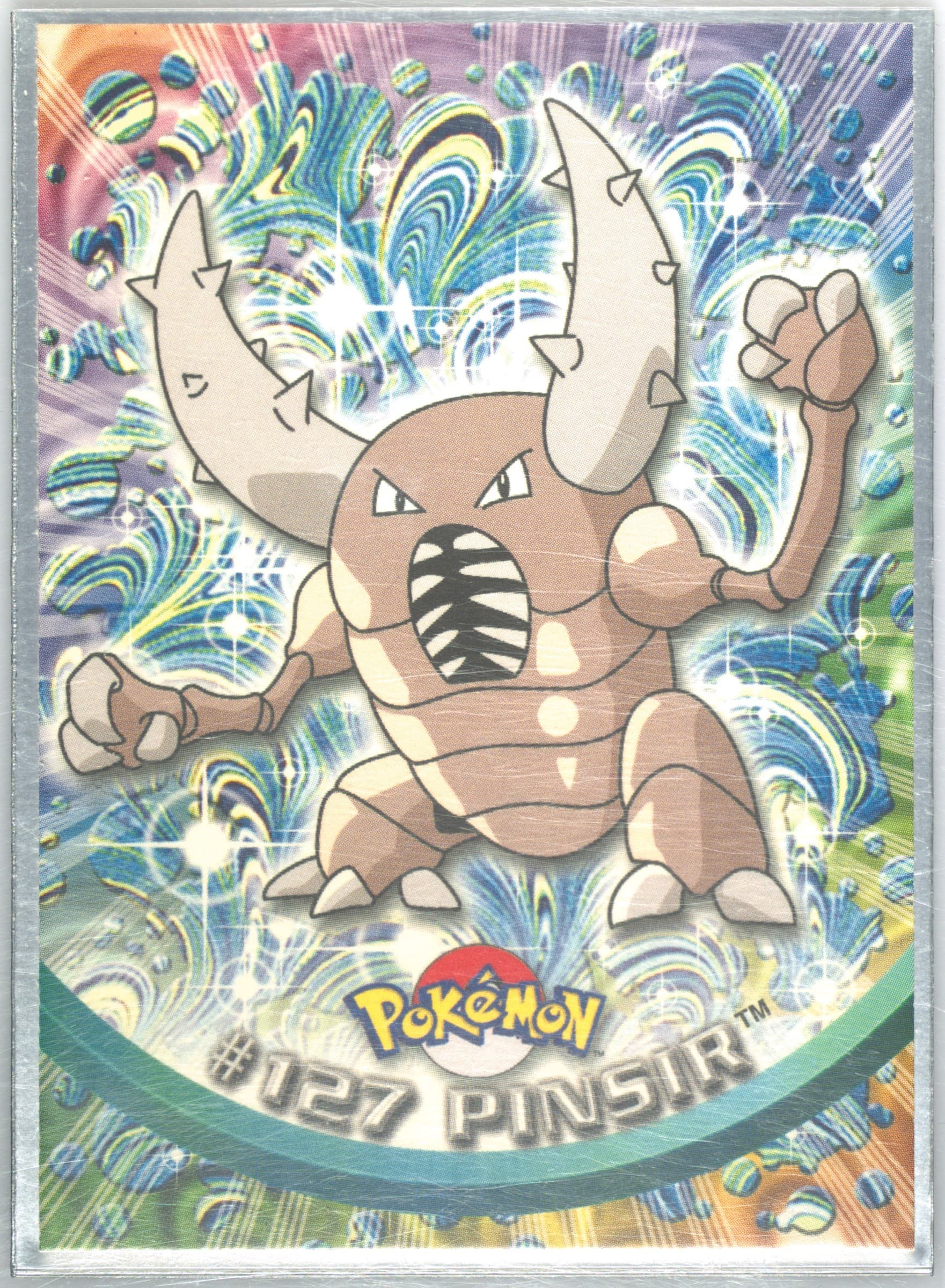 Pinsir (127) 2000 Topps Pokemon TV Animation Series 3
