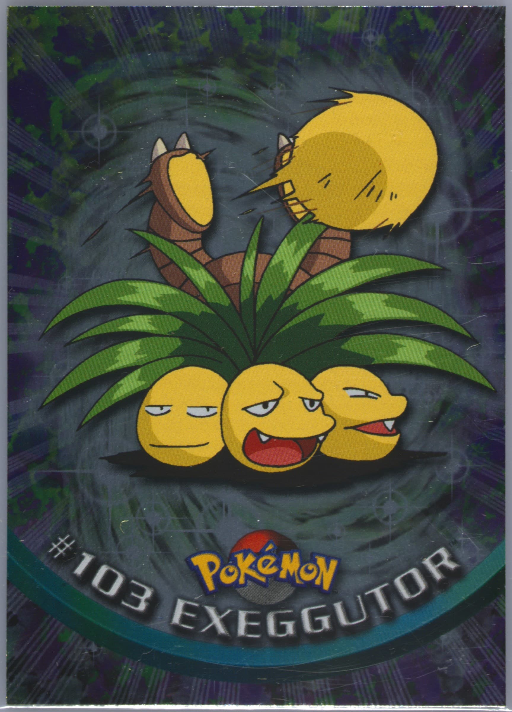Exeggutor Foil (103) 2000 Topps Pokemon TV Animation Series 2