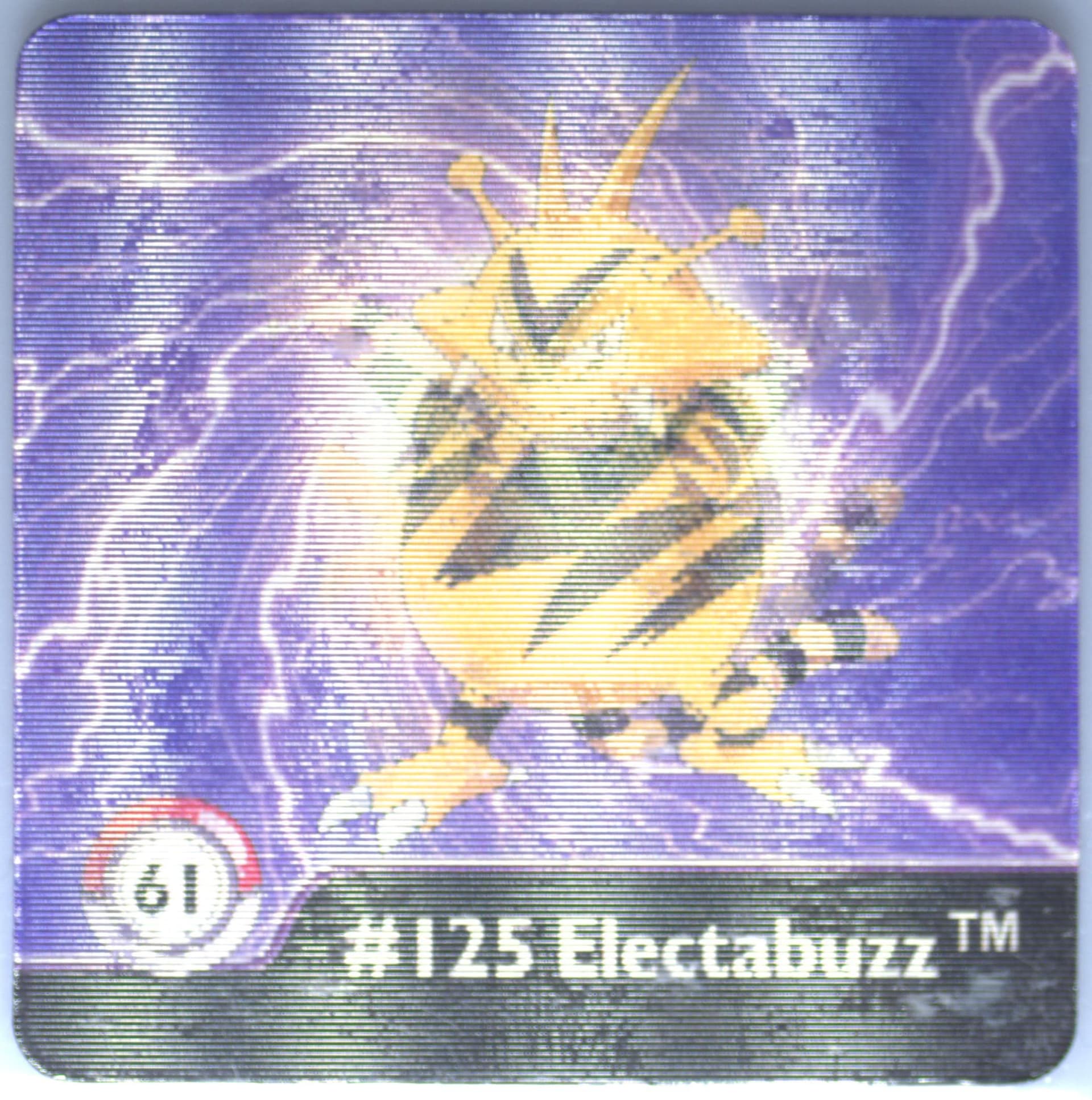 Electabuzz (61) 1999 Pokemon Action Flipz Series One