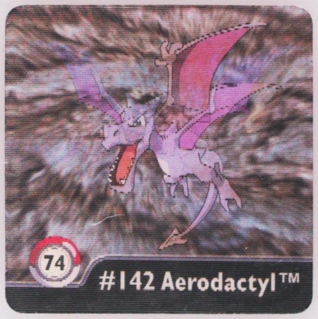 Aerodactyl (74) 1999 Pokemon Action Flipz Series One