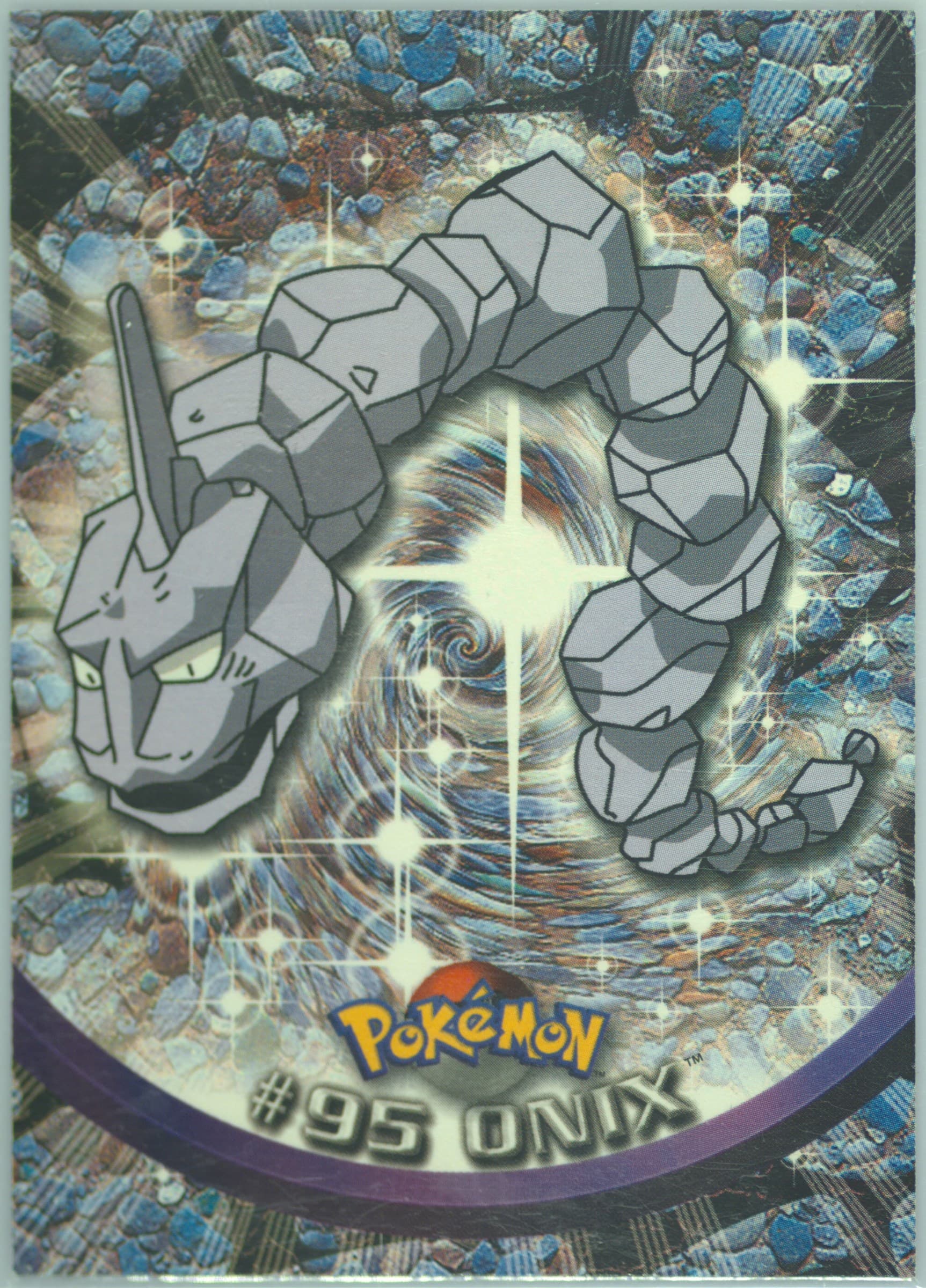 Onix (95) 2000 Topps Pokemon TV Animation Series 2