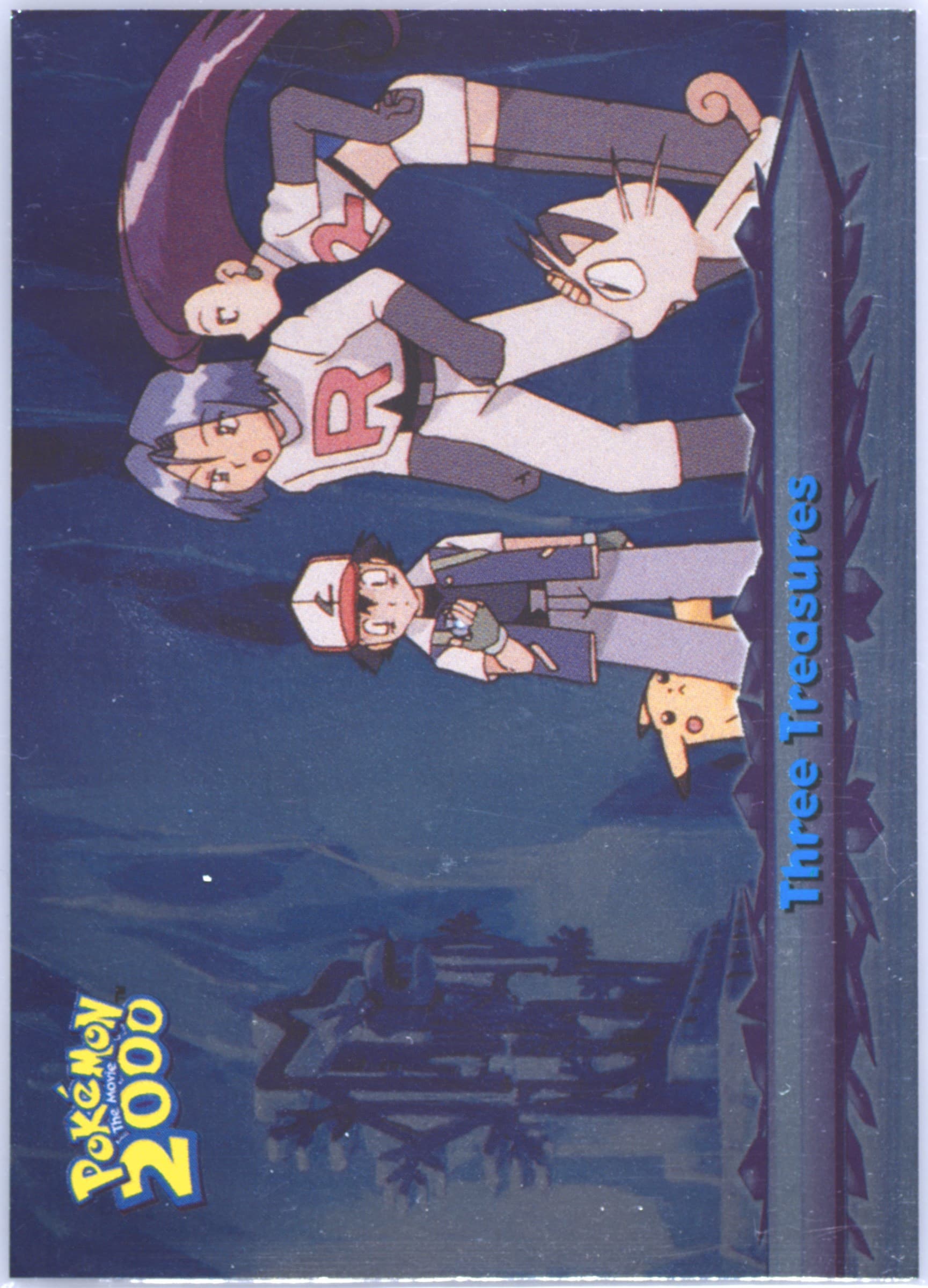 Three Treasures Foil (52) 2000 Topps Pokemon the Movie 2000