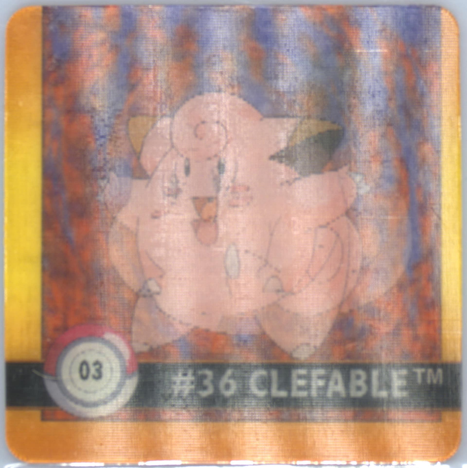 Clefable/Clefairy (3) 1999 Pokemon Action Flipz Premier Edition