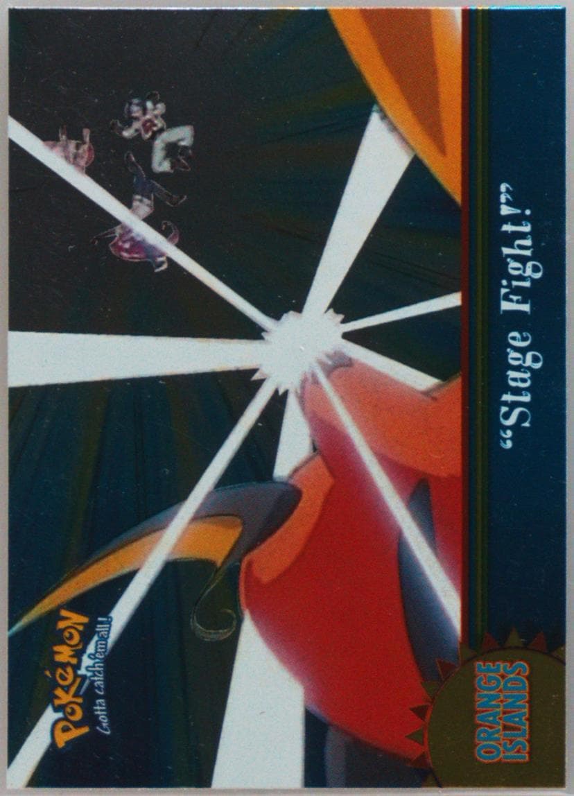 Stage Fight! Foil (OR7) 2000 Topps Pokemon TV Animation Series 3 Orange Islands