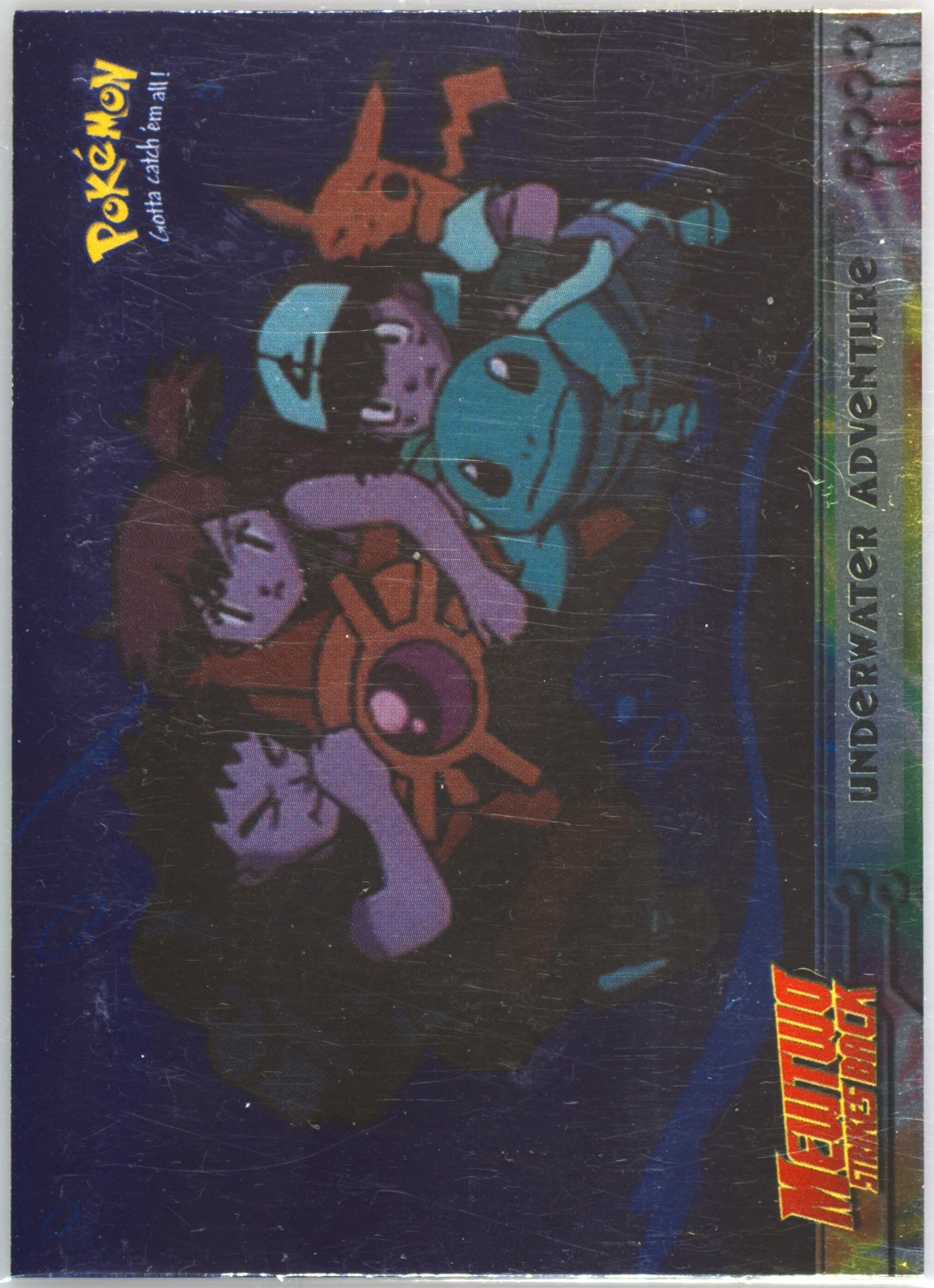 Movie Edition Underwater Adventure-Foil (17) 1999 Topps Pokemon the Movie Edt