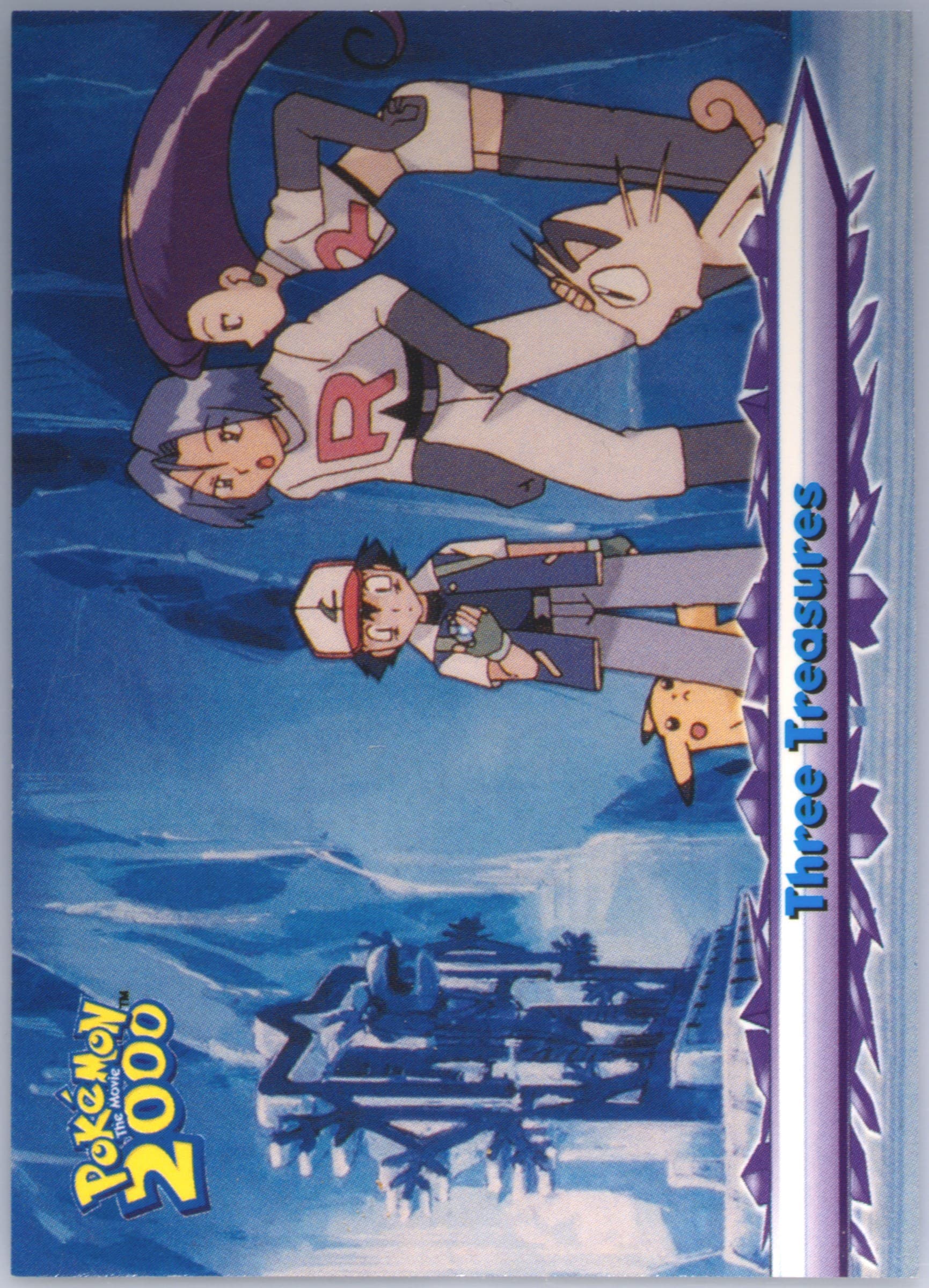 Three Treasures (52) 2000 Topps Pokemon the Movie 2000