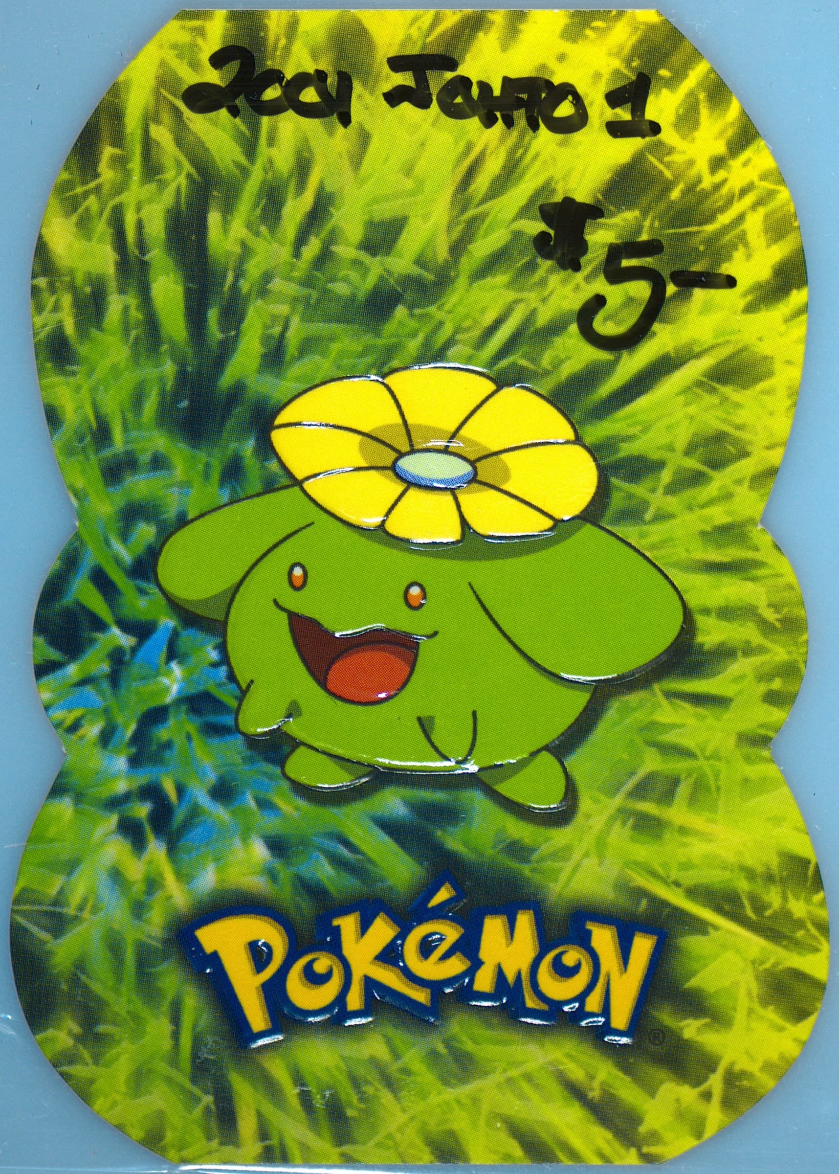 Skiploom (14) 2001 Topps Pokemon Johto Series 1 Die-Cut Embossed