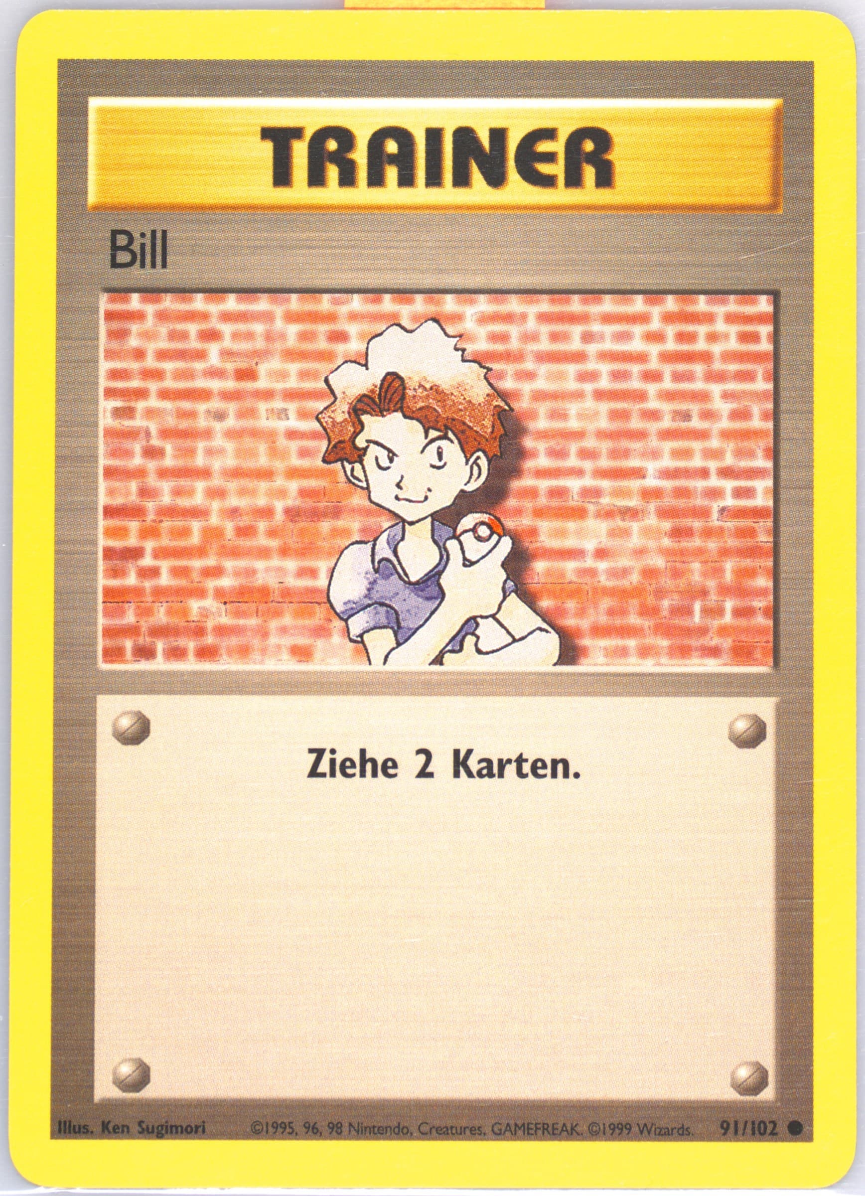 Bill (91) 1999 Pokemon German