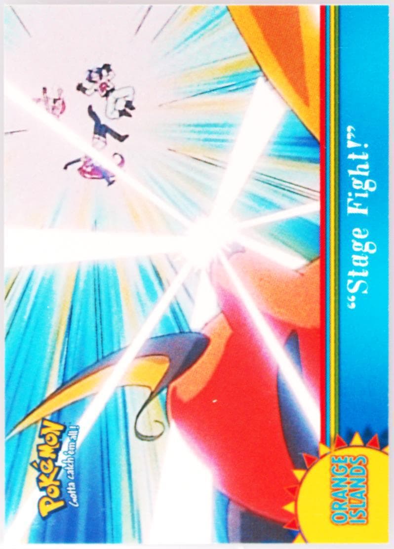 Stage Fight! (OR7) 2000 Topps Pokemon TV Animation Series 3 Orange Islands