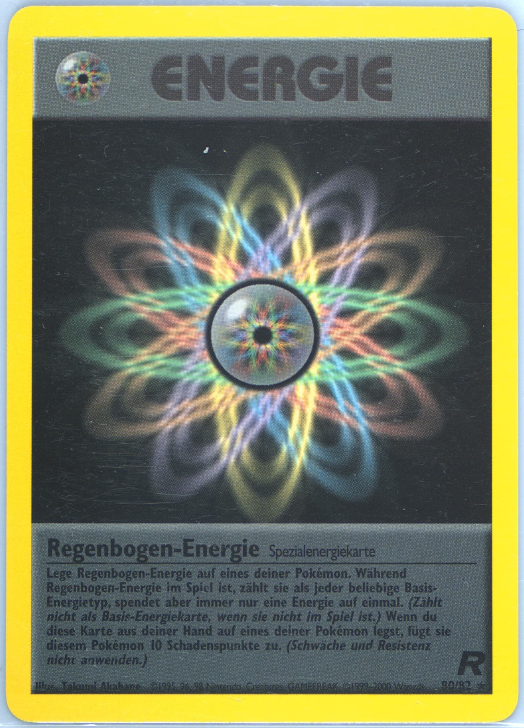 Regenbogen-Energie German (80) 2000 Pokemon Rocket