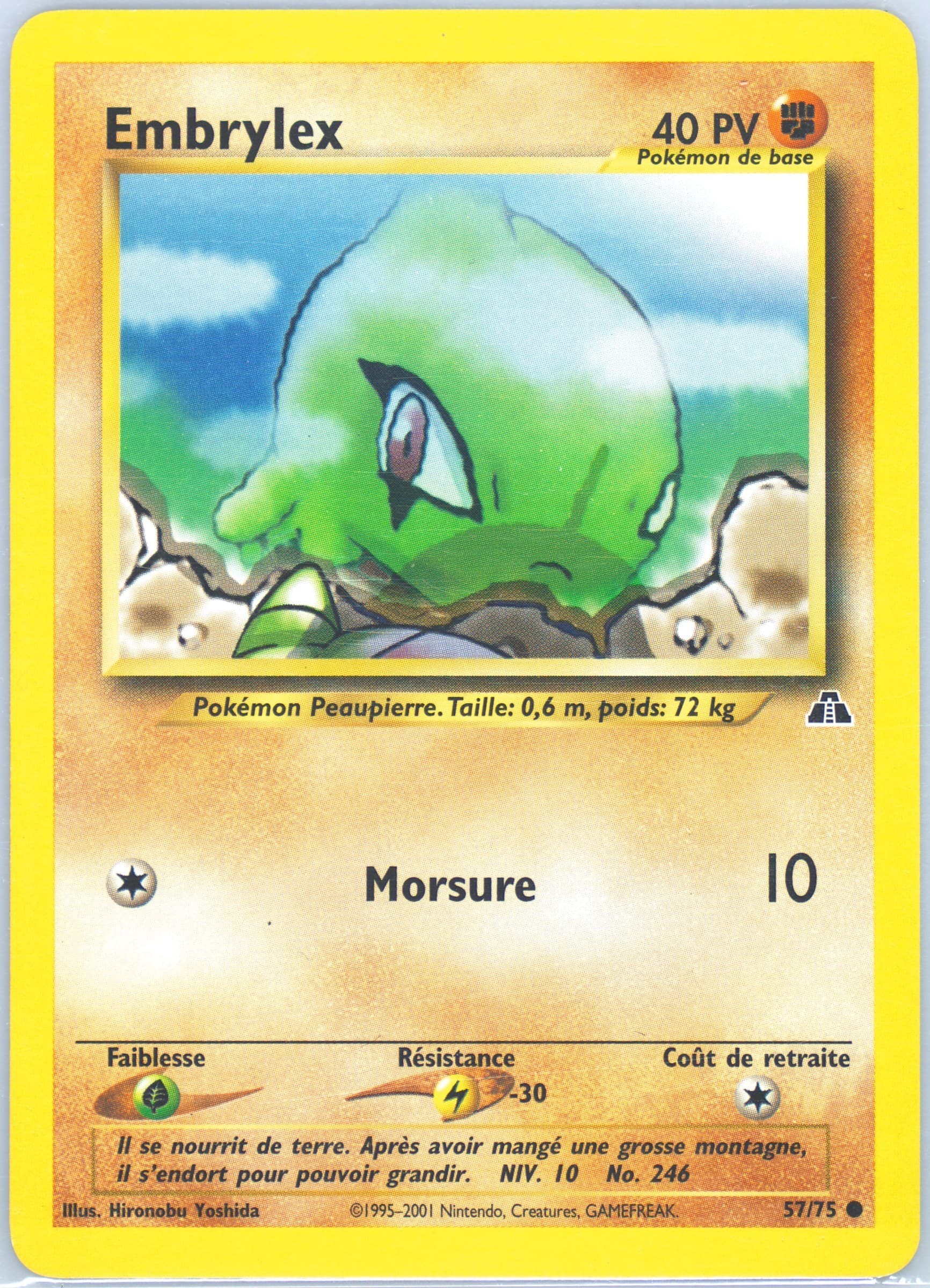 Embrylex French (57) 2001 Pokemon Neo Discovery