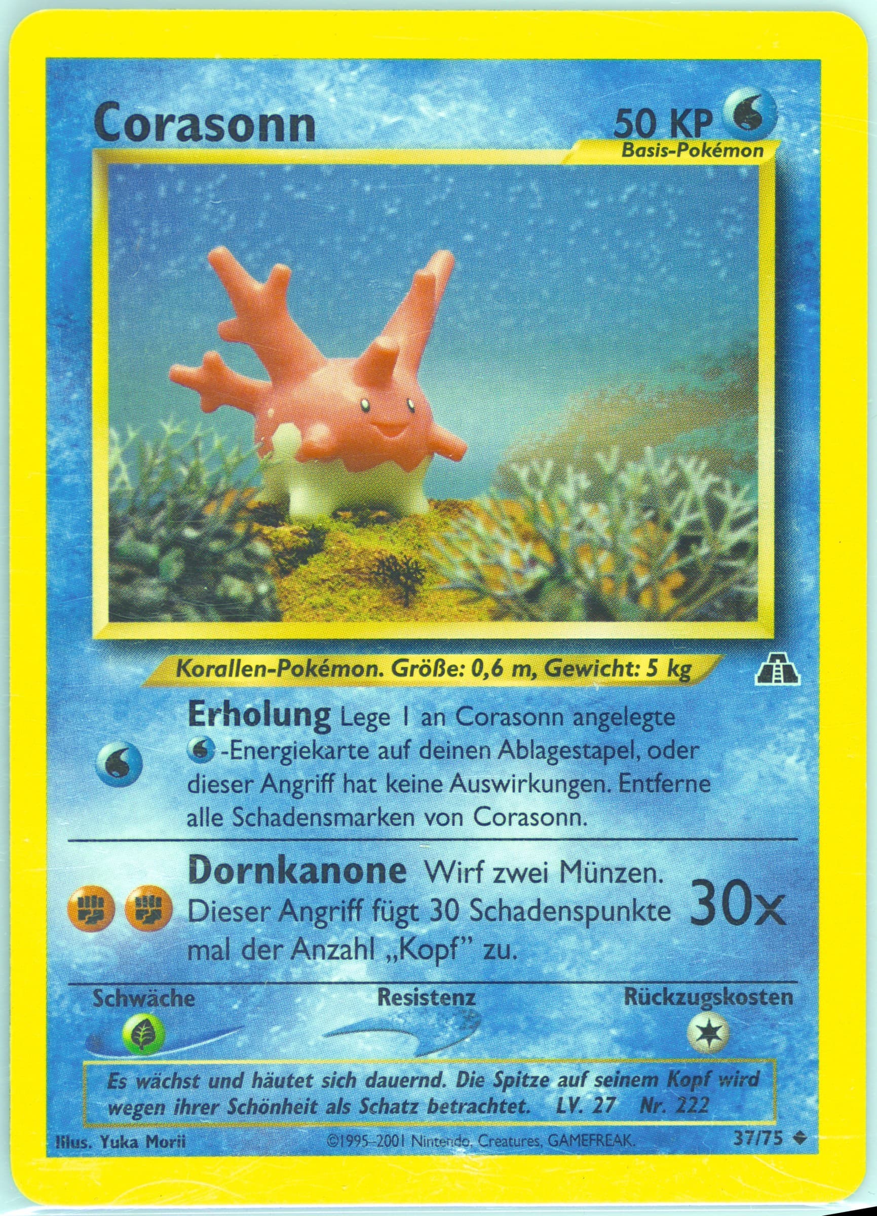 Corasonn German (37) 2001 Pokemon Neo Discovery