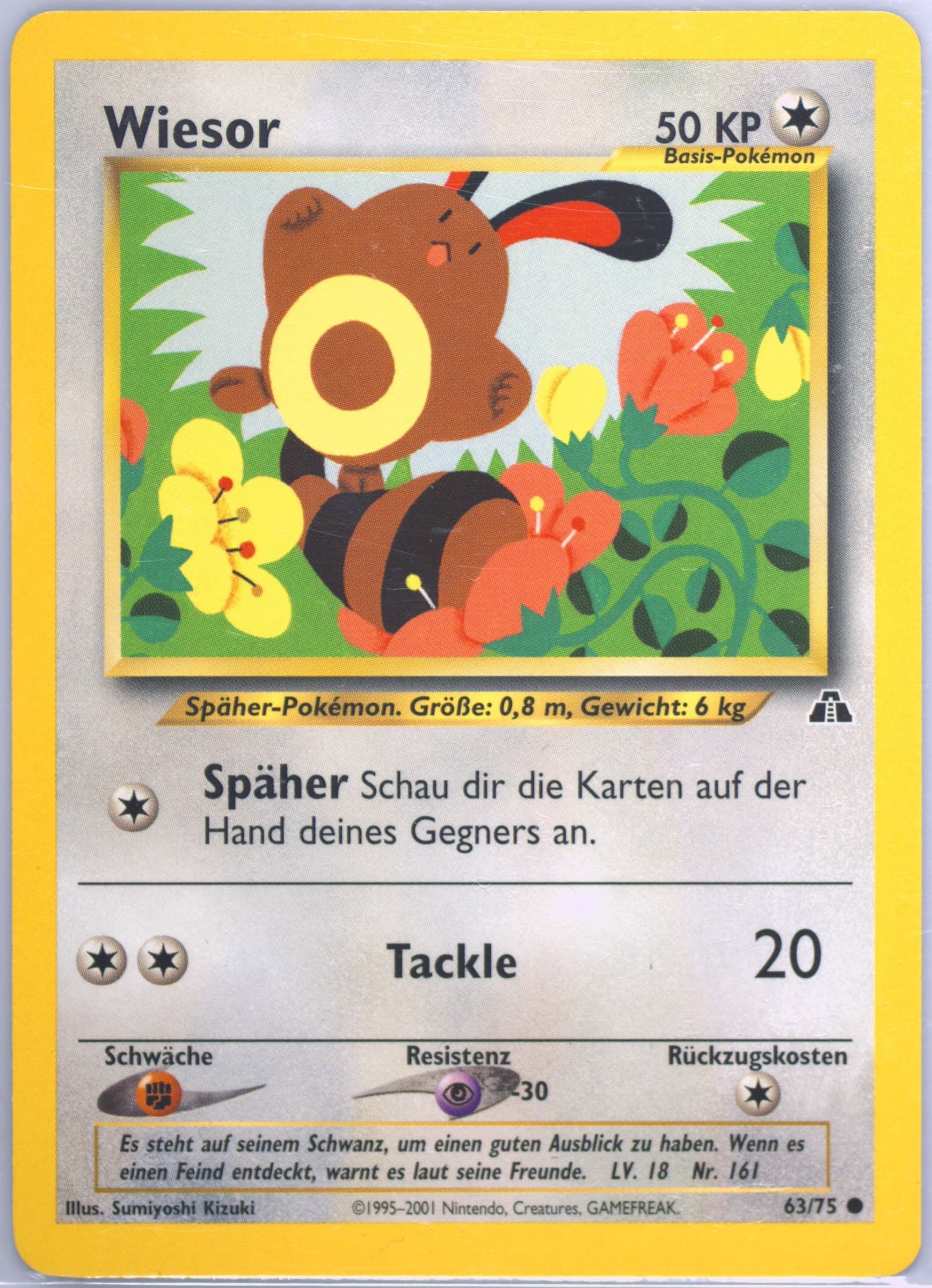 Wiesor German (63) 2001 Pokemon Neo Discovery