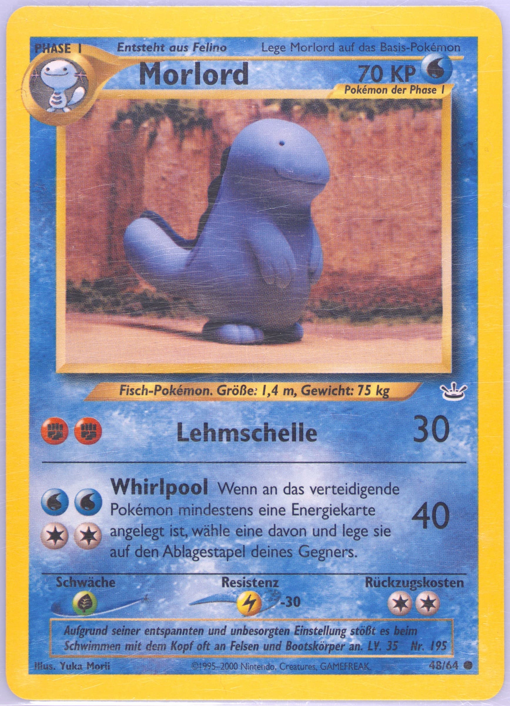 Morlord (48) 2002 Pokemon German Neo Revelation