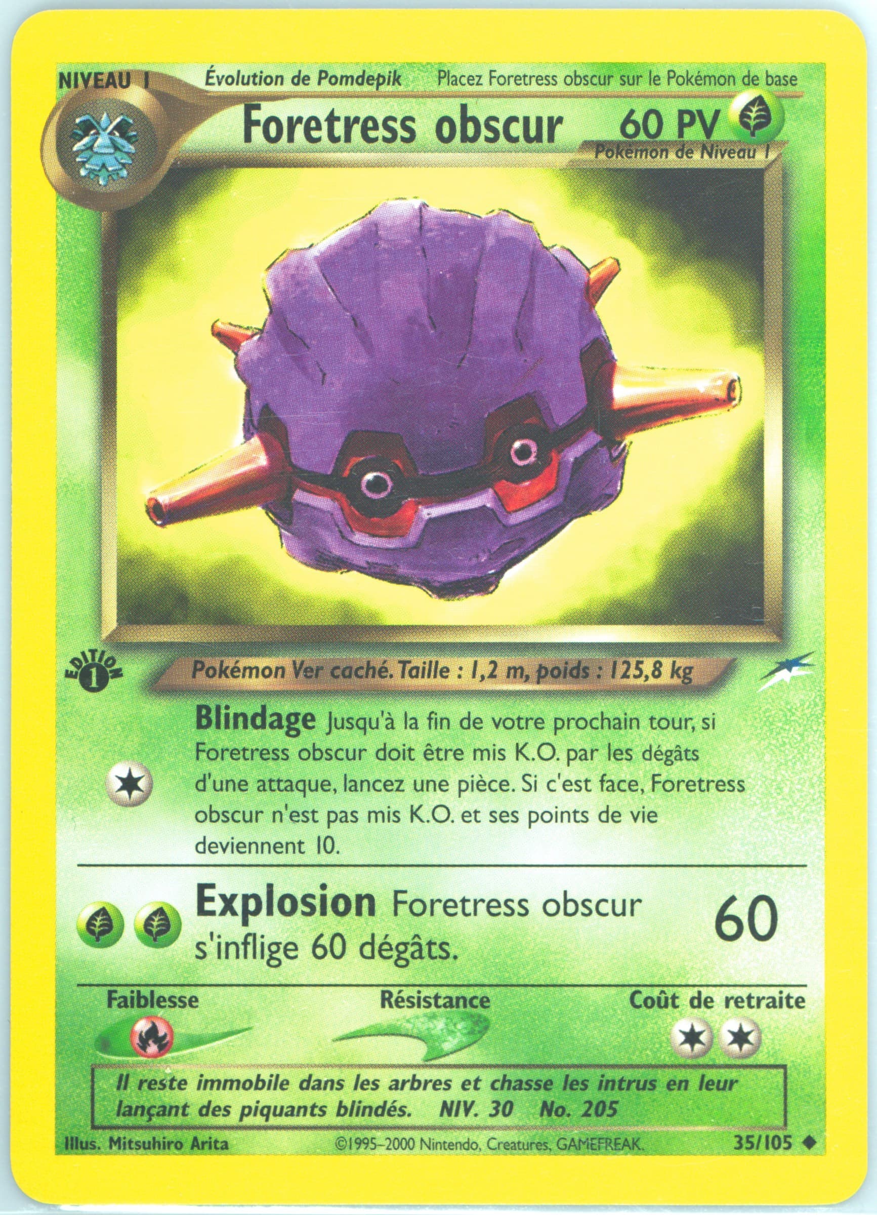 Foretress Obscur French-1st Edition (35) 2002 Pokemon Neo Destiny