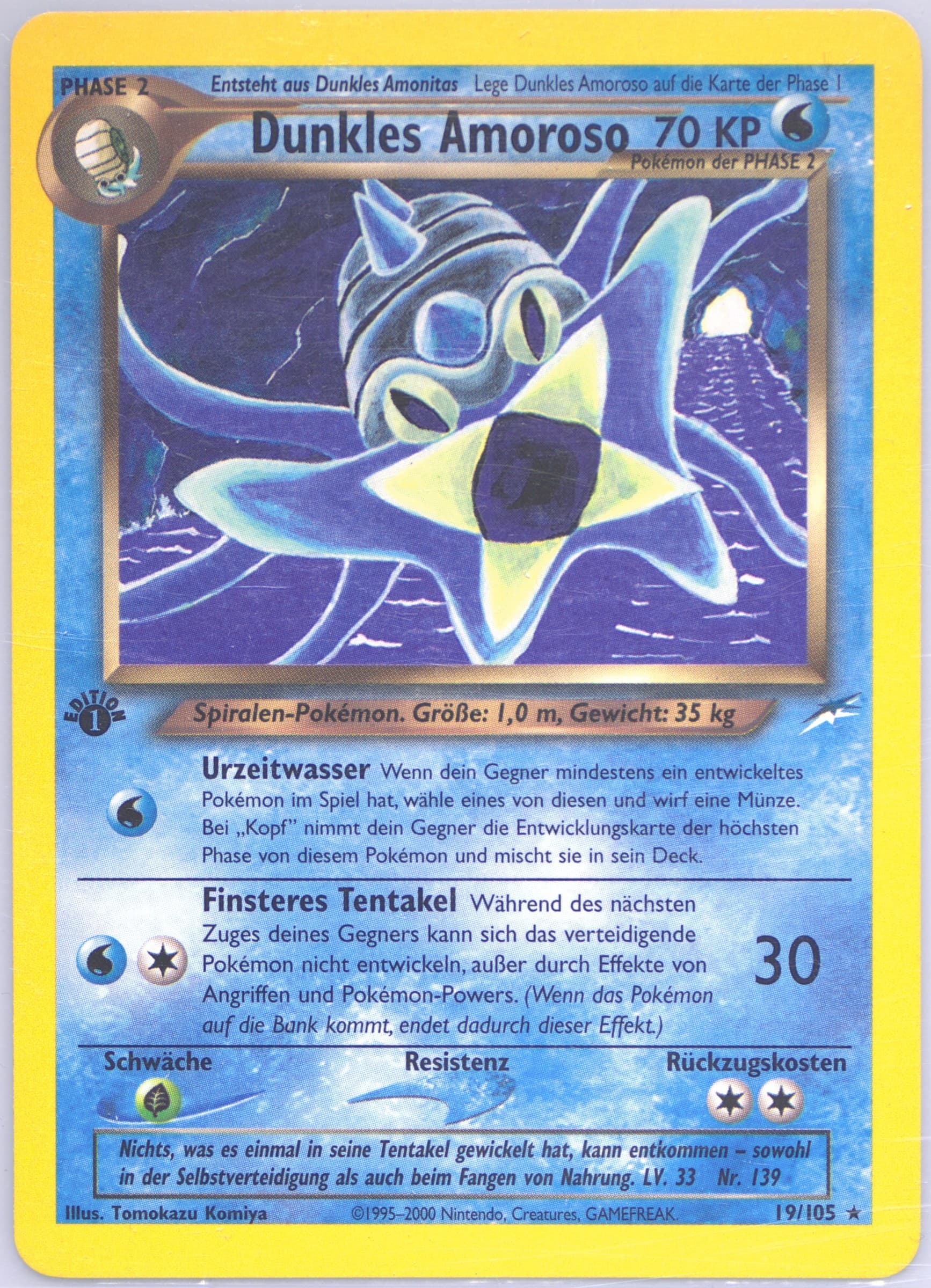 Dunkles Amoroso German-1st Edition (19) 2002 Pokemon Neo Destiny