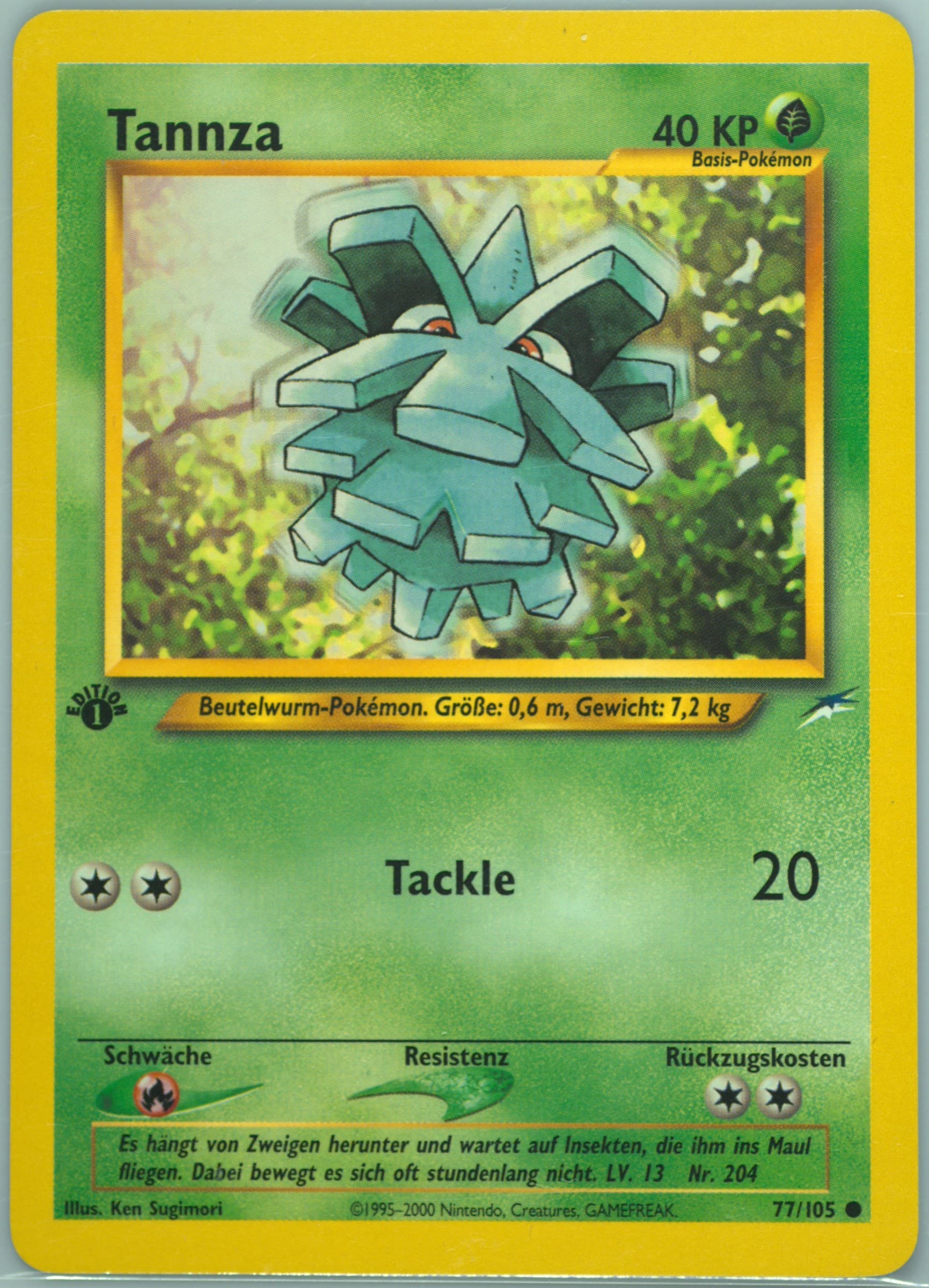 Tannza German-1st Edition (77) 2002 Pokemon Neo Destiny