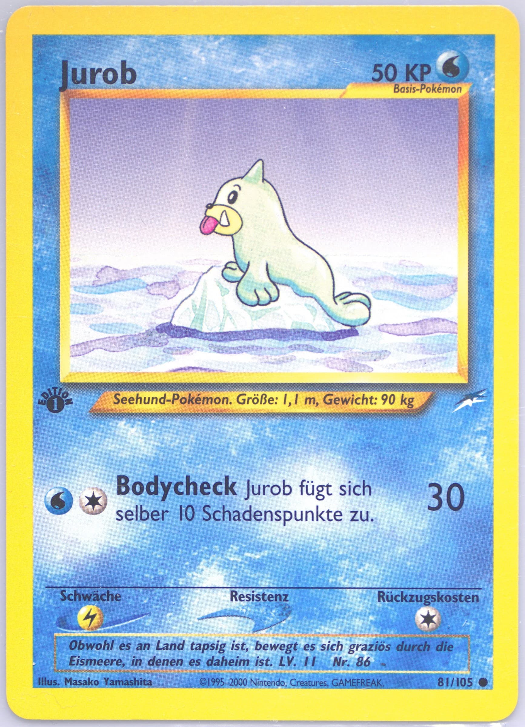 Jurob German-1st Edition (81) 2002 Pokemon Neo Destiny