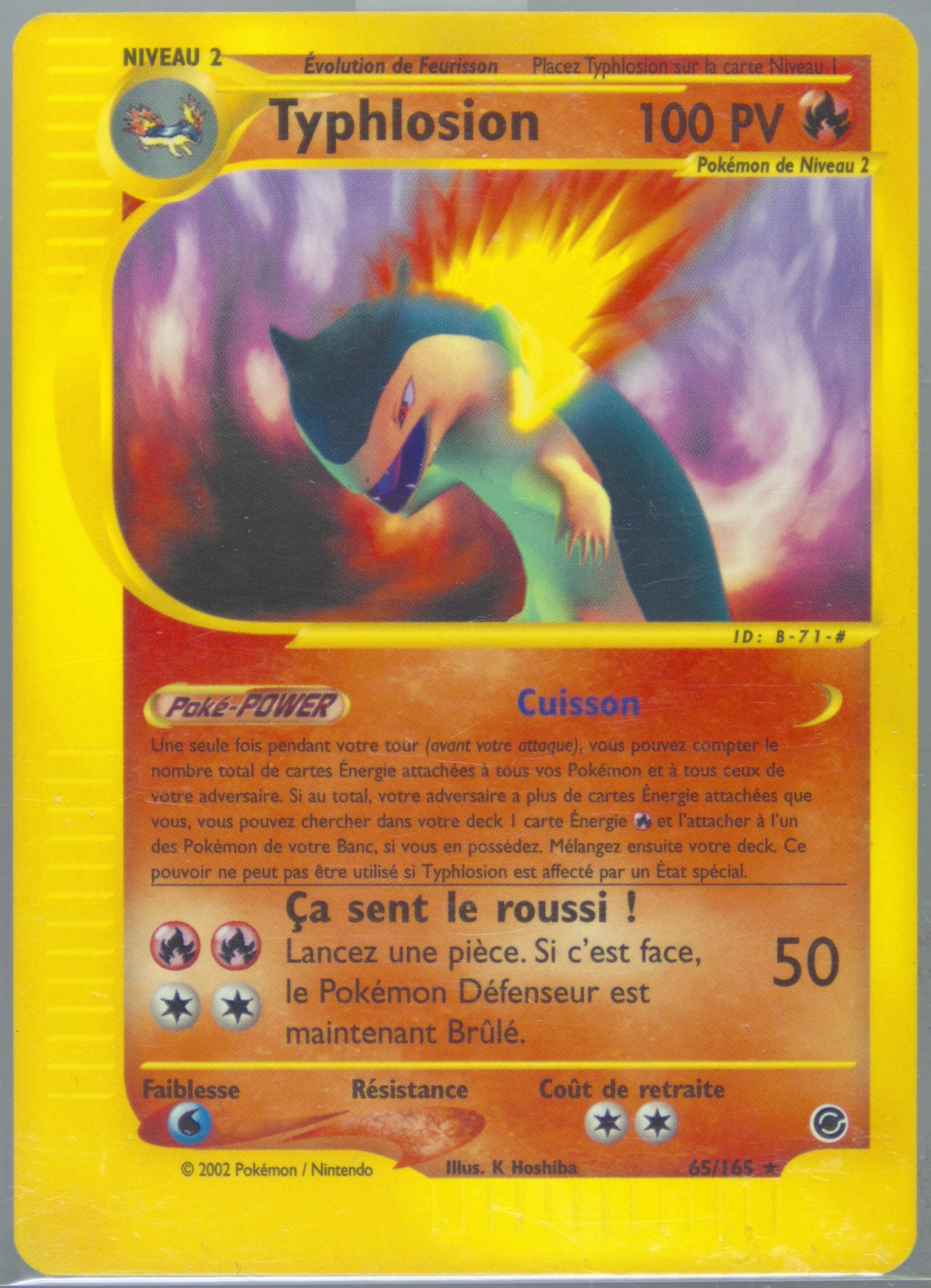 Typhlosion (65) 2003 Pokemon French Expedition