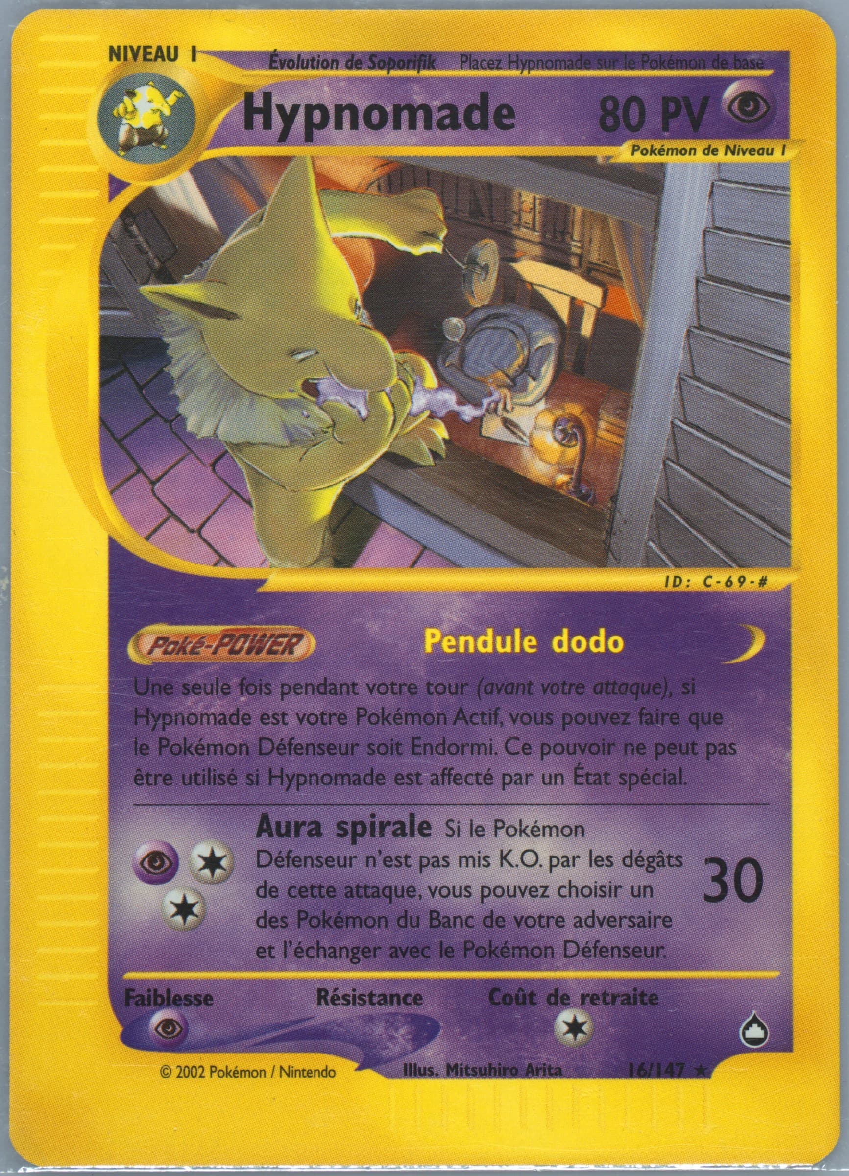 Hypnomade French (16) 2003 Pokemon Aquapolis