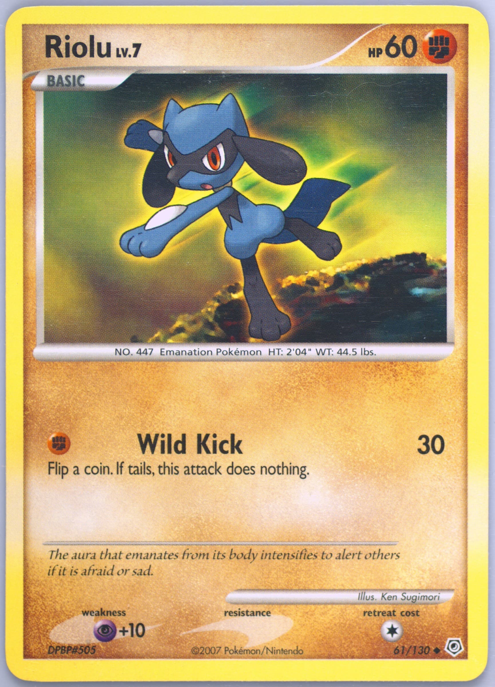 Riolu (61) 2007 Pokemon Diamond & Pearl