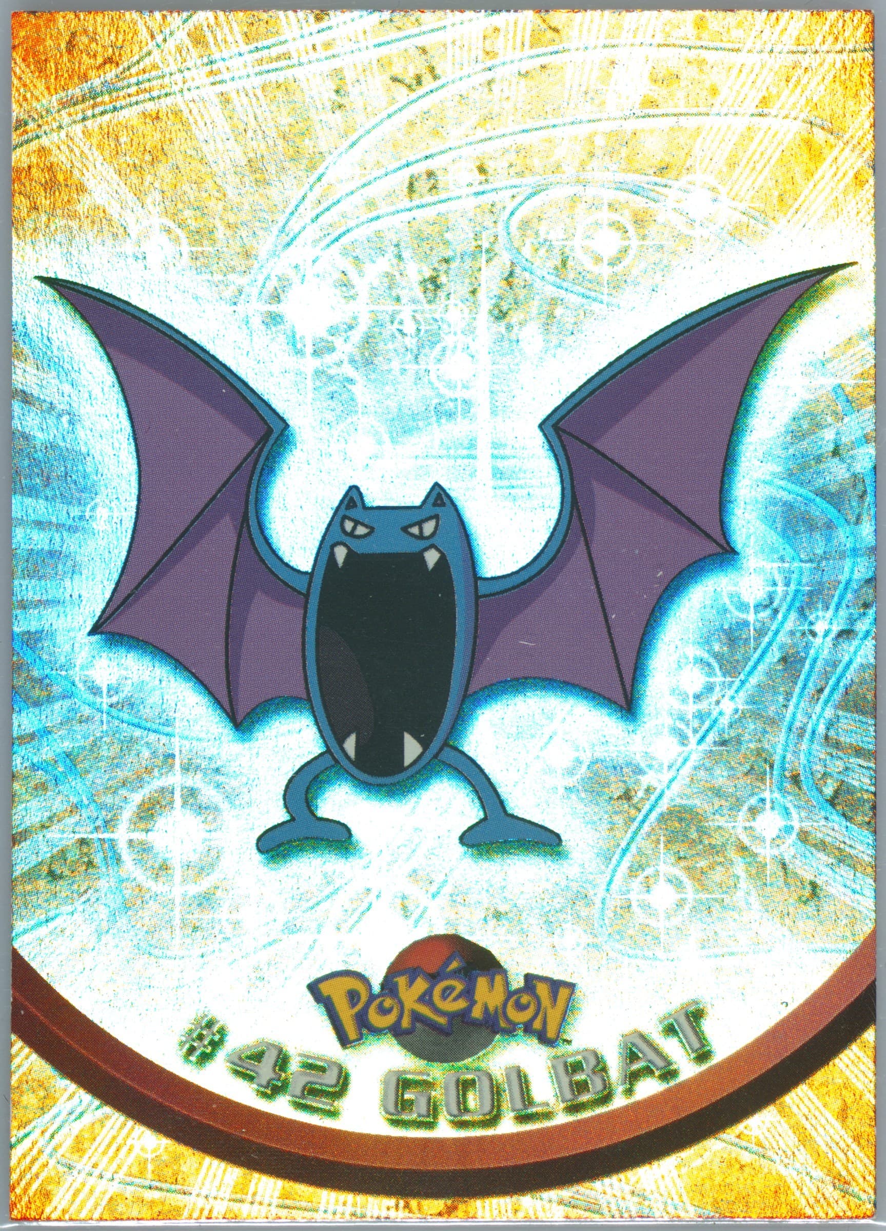 Golbat Rainbow Foil (42) 1999 Topps Pokemon TV