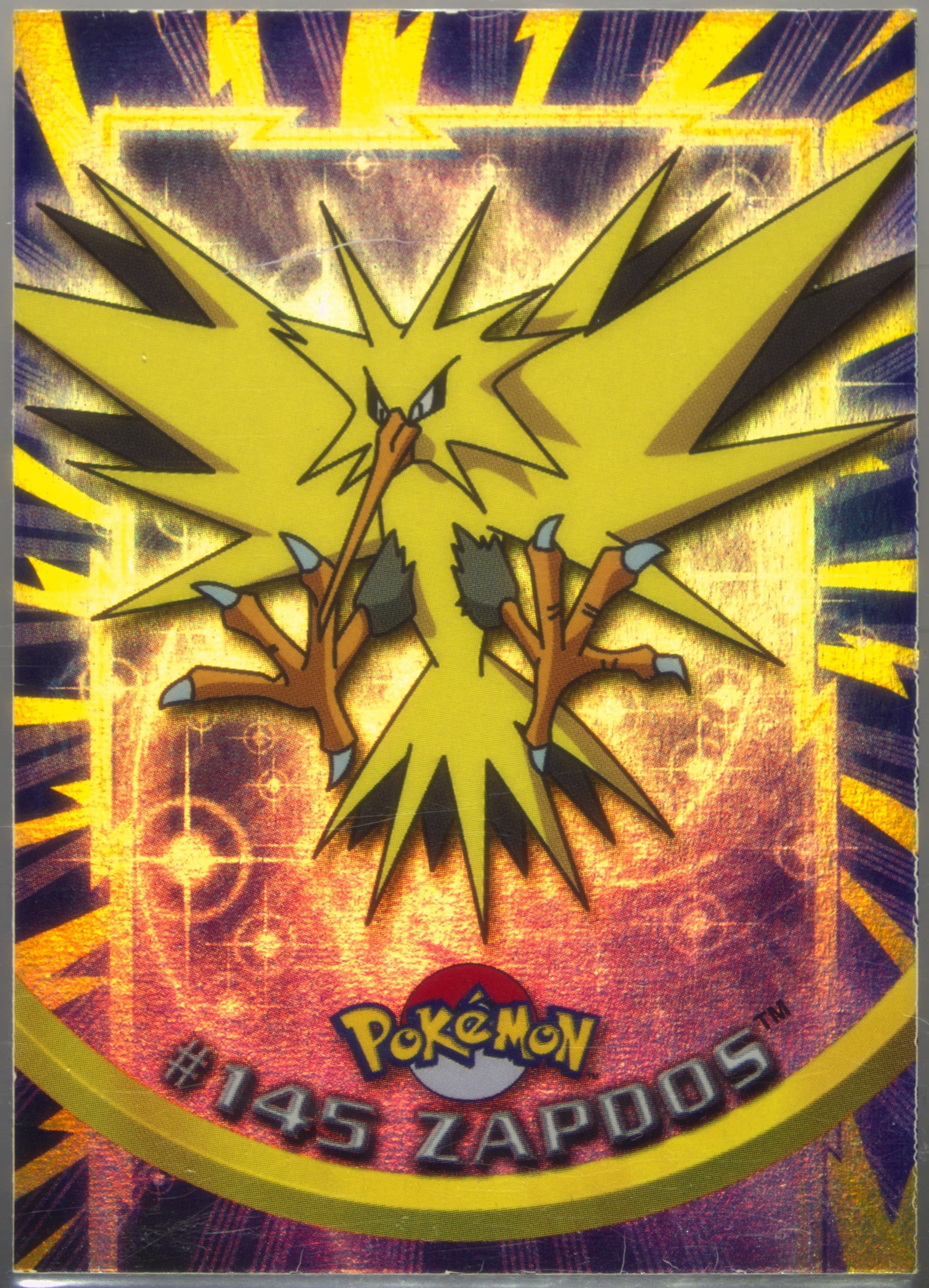 Zapdos Rainbow Foil (145) 2000 Topps Pokemon TV Animation Series 3