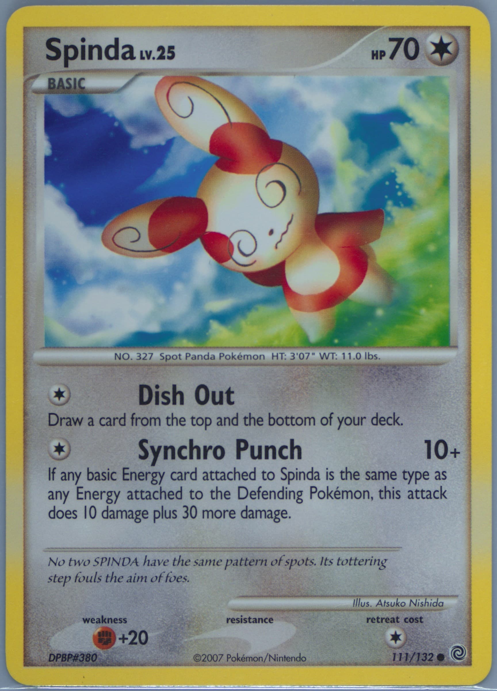 Spinda (111) 2007 Pokemon Diamond & Pearl Secret Wonders