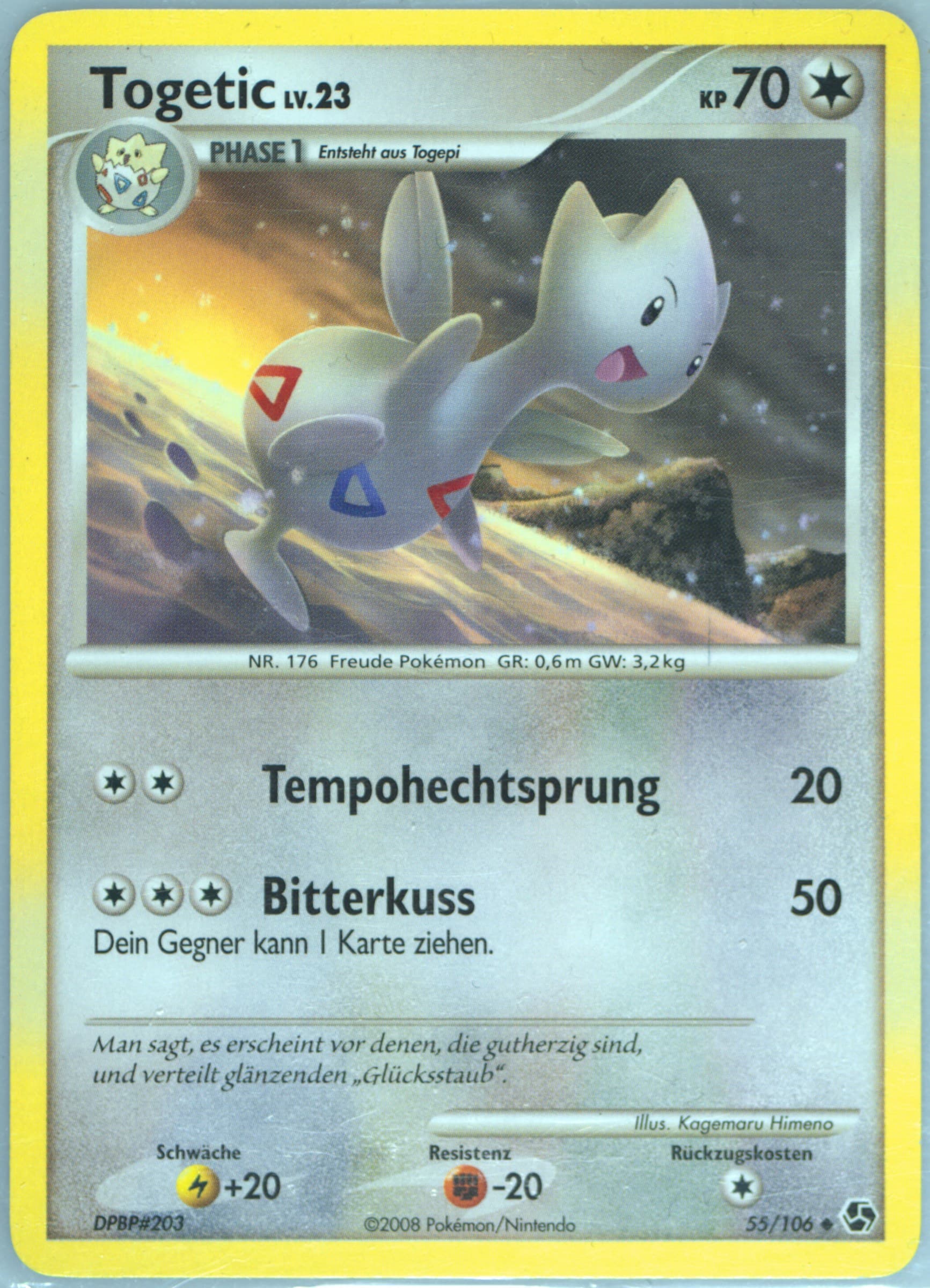 Togetic German (55) 2008 Pokemon Diamond & Pearl Great Encounters