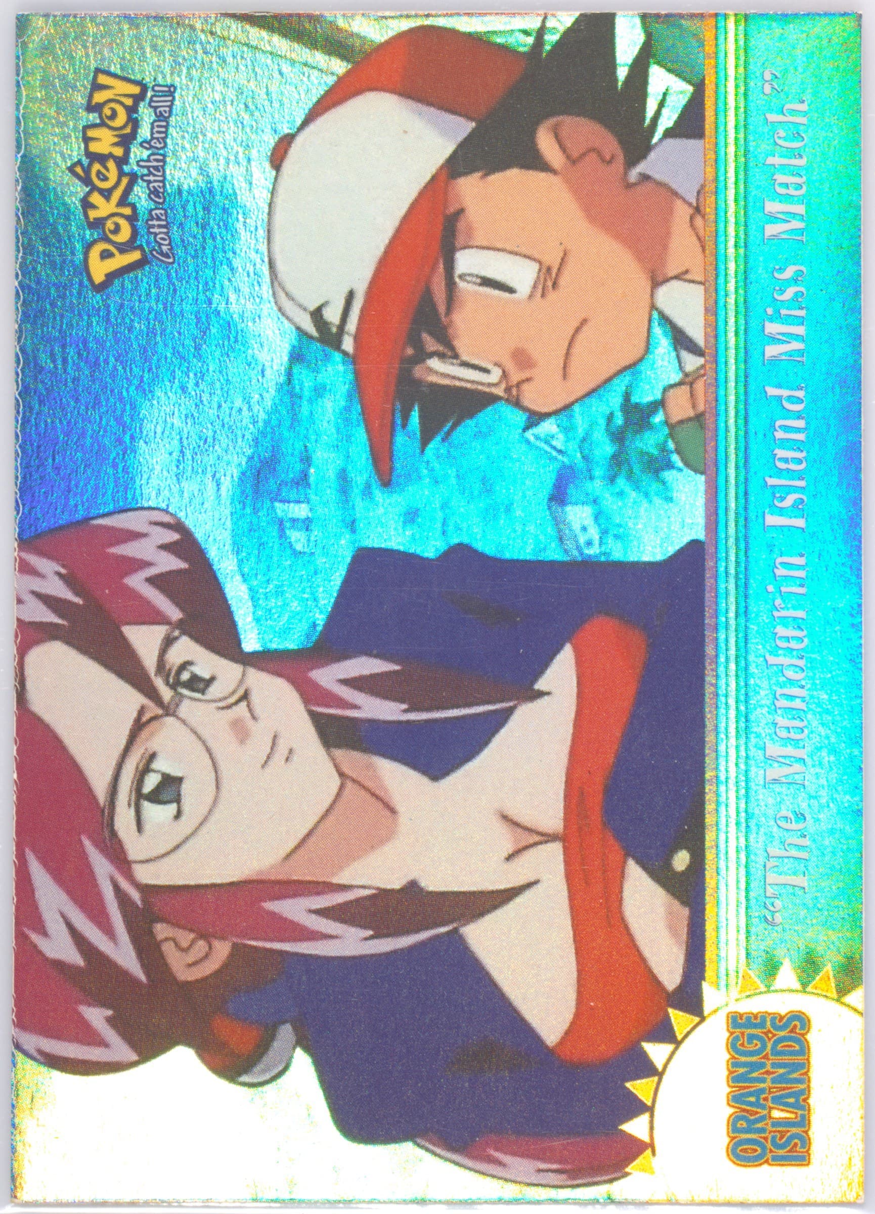 The Mandarin Island Miss Match Rainbow Foil (OR16) 2000 Topps Pokemon TV Animation Series 3 Orange Islands