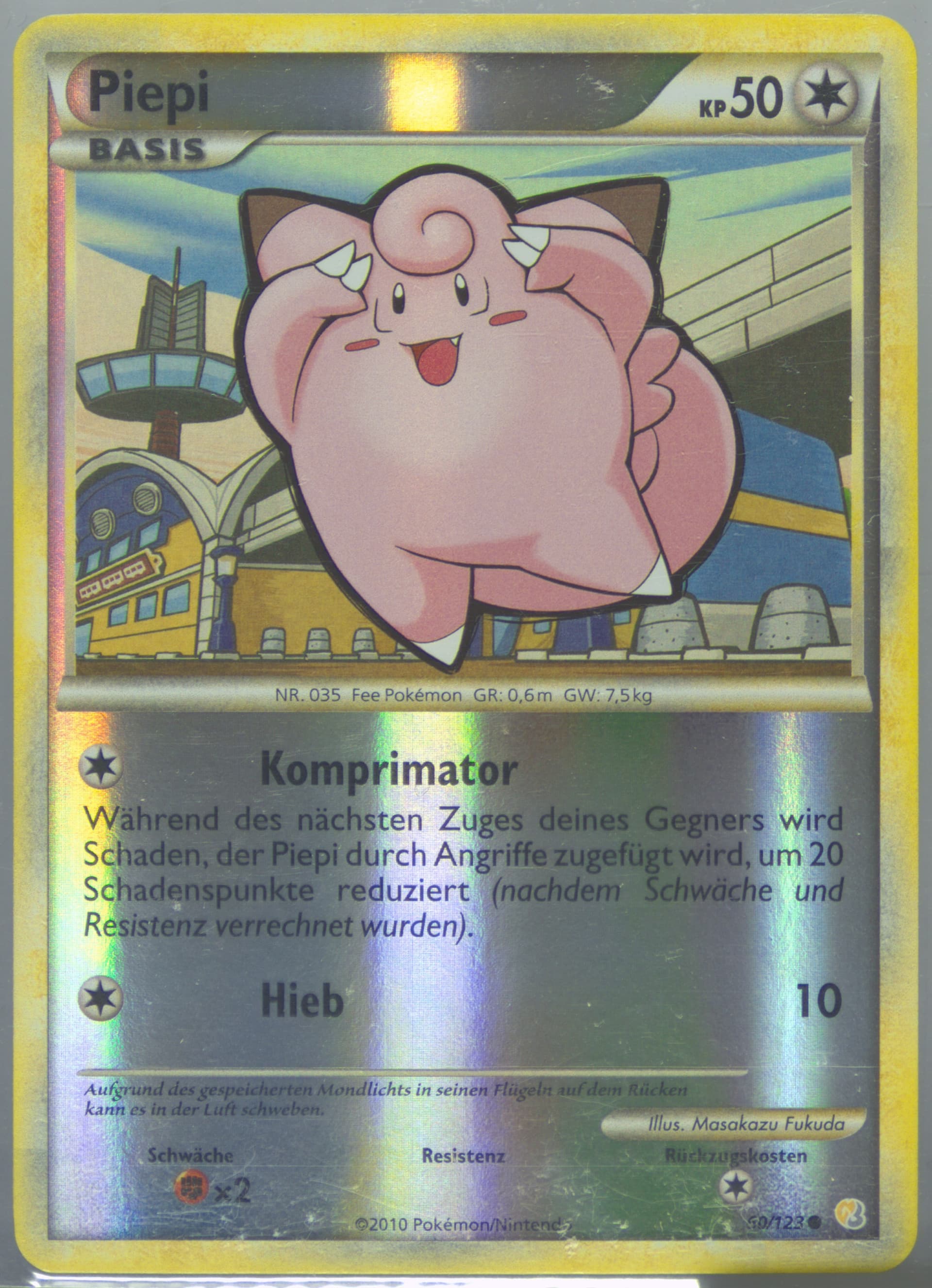 Piepi-Reverse Foil German (60) 2010 Pokemon Heartgold & Soulsilver