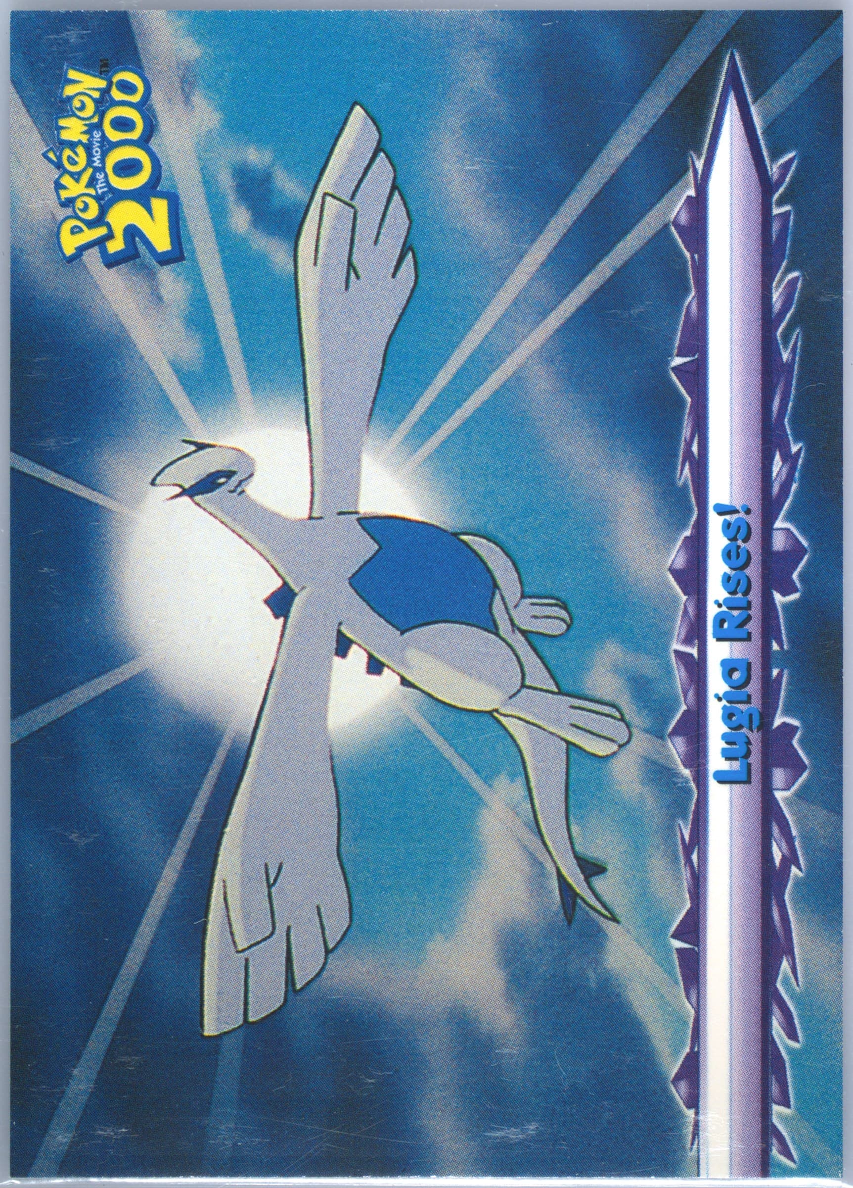 Lugia Rises! (64) 2000 Topps Pokemon the Movie 2000