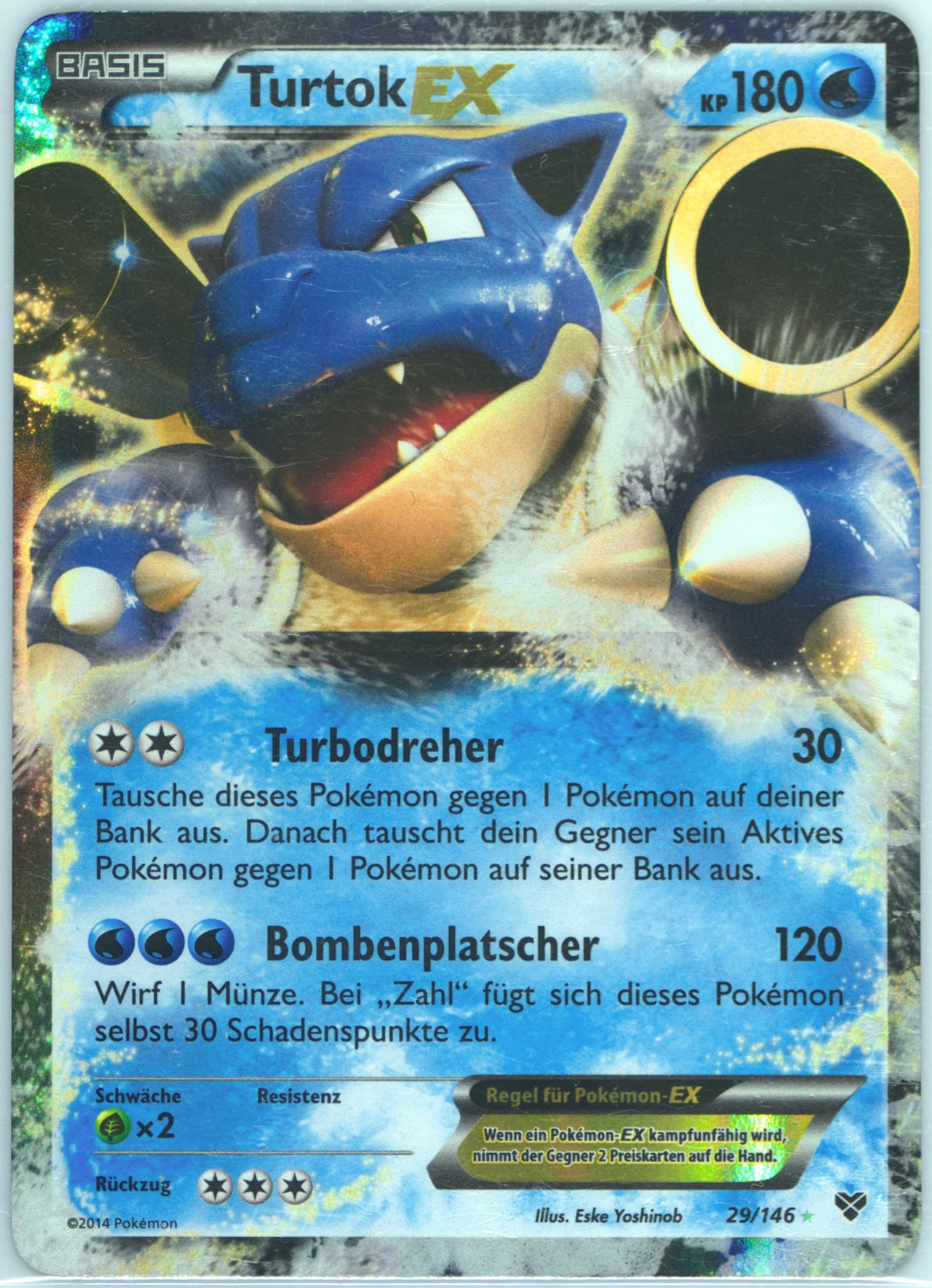 Turtok EX German (29) 2014 Pokemon XY