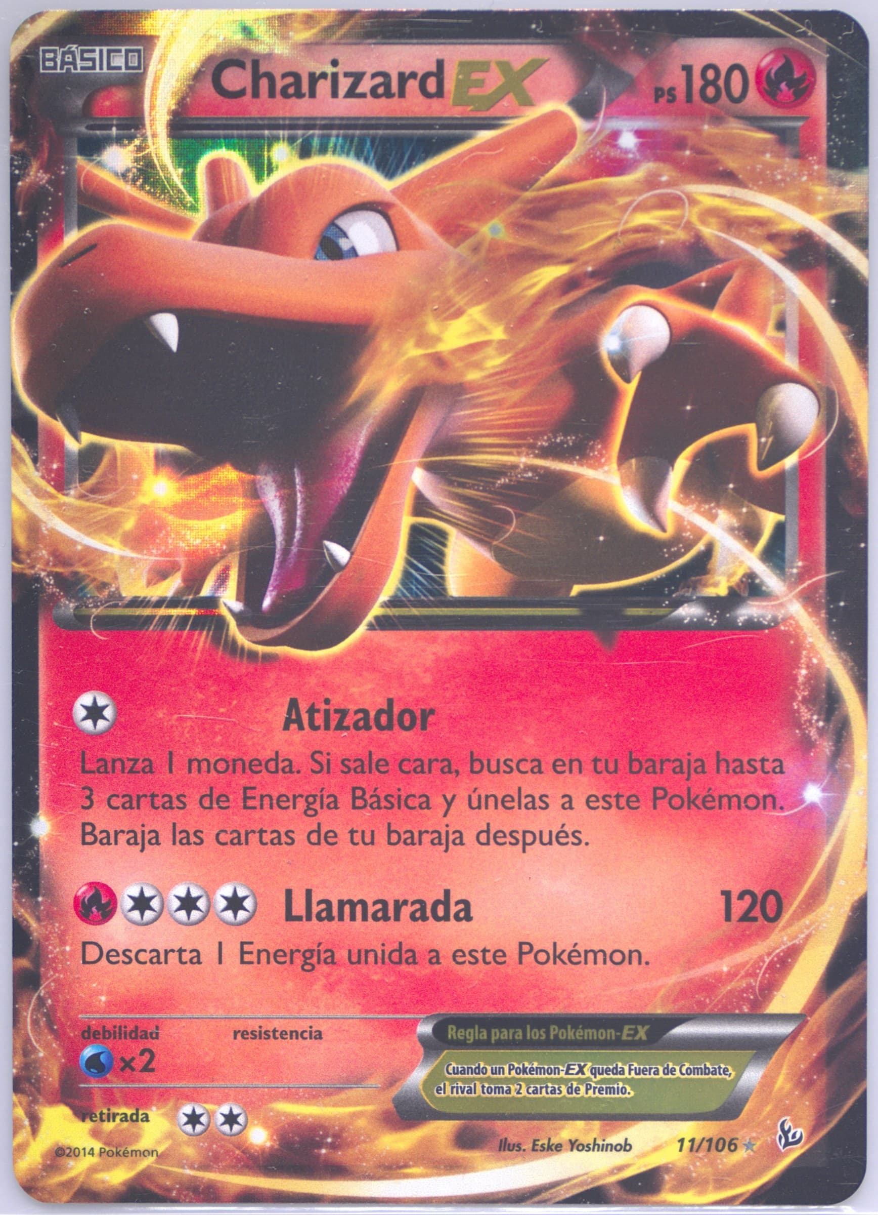 Charizard EX Spanish (11) 2014 Pokemon XY Flashfire