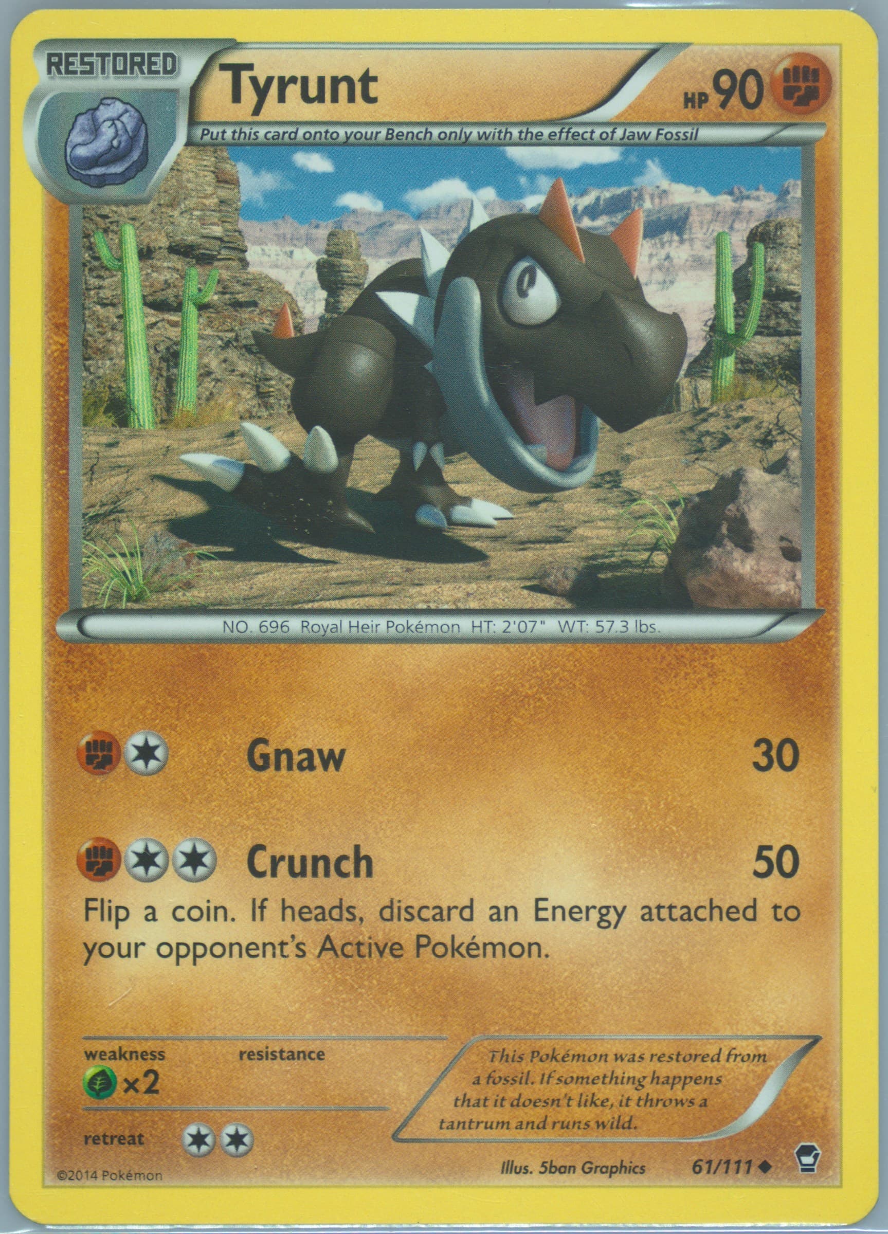Tyrunt (61) 2014 Pokemon XY Furious Fists