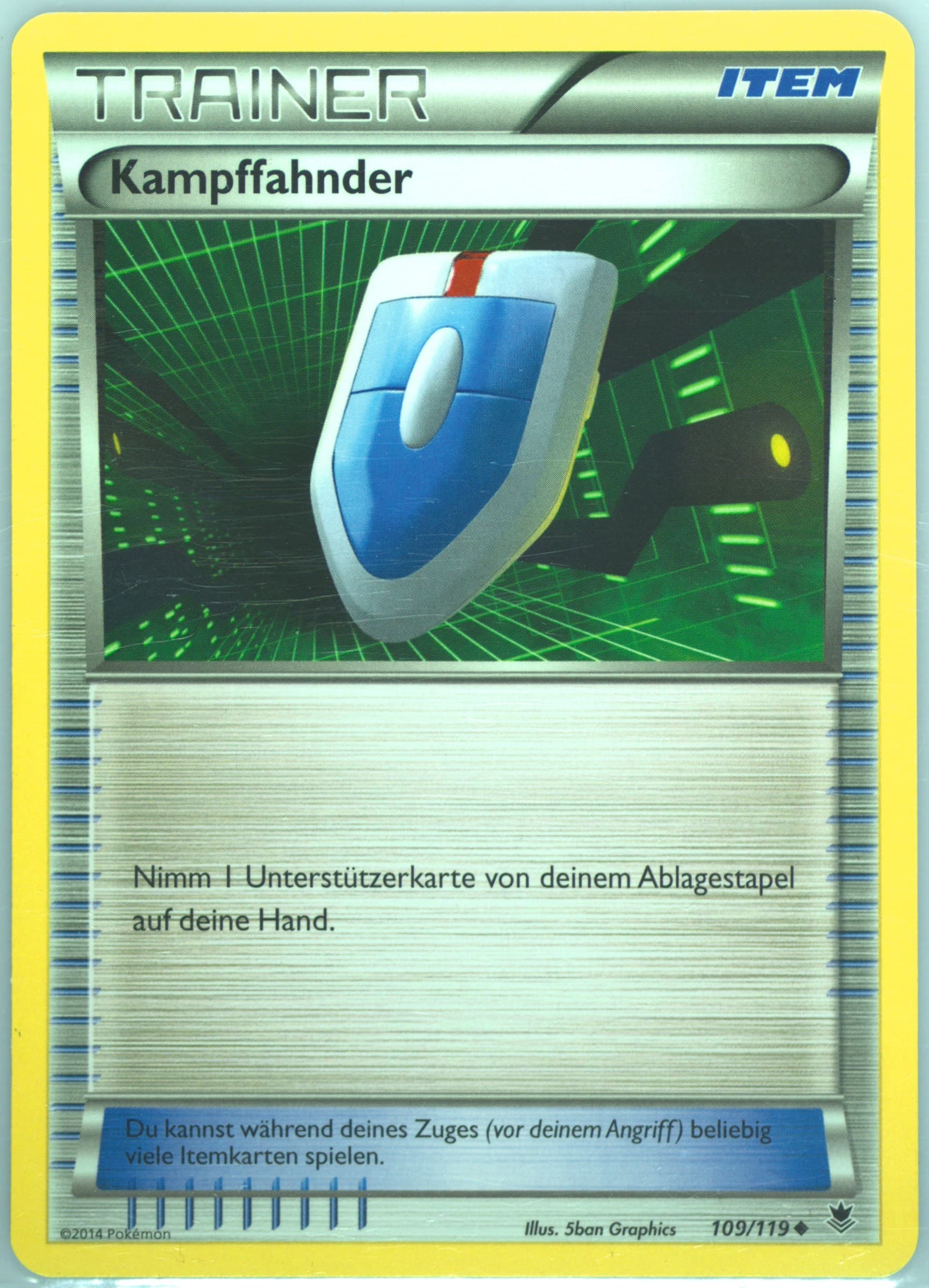 Kampffahnder German (109) 2014 Pokemon XY Phantom Forces