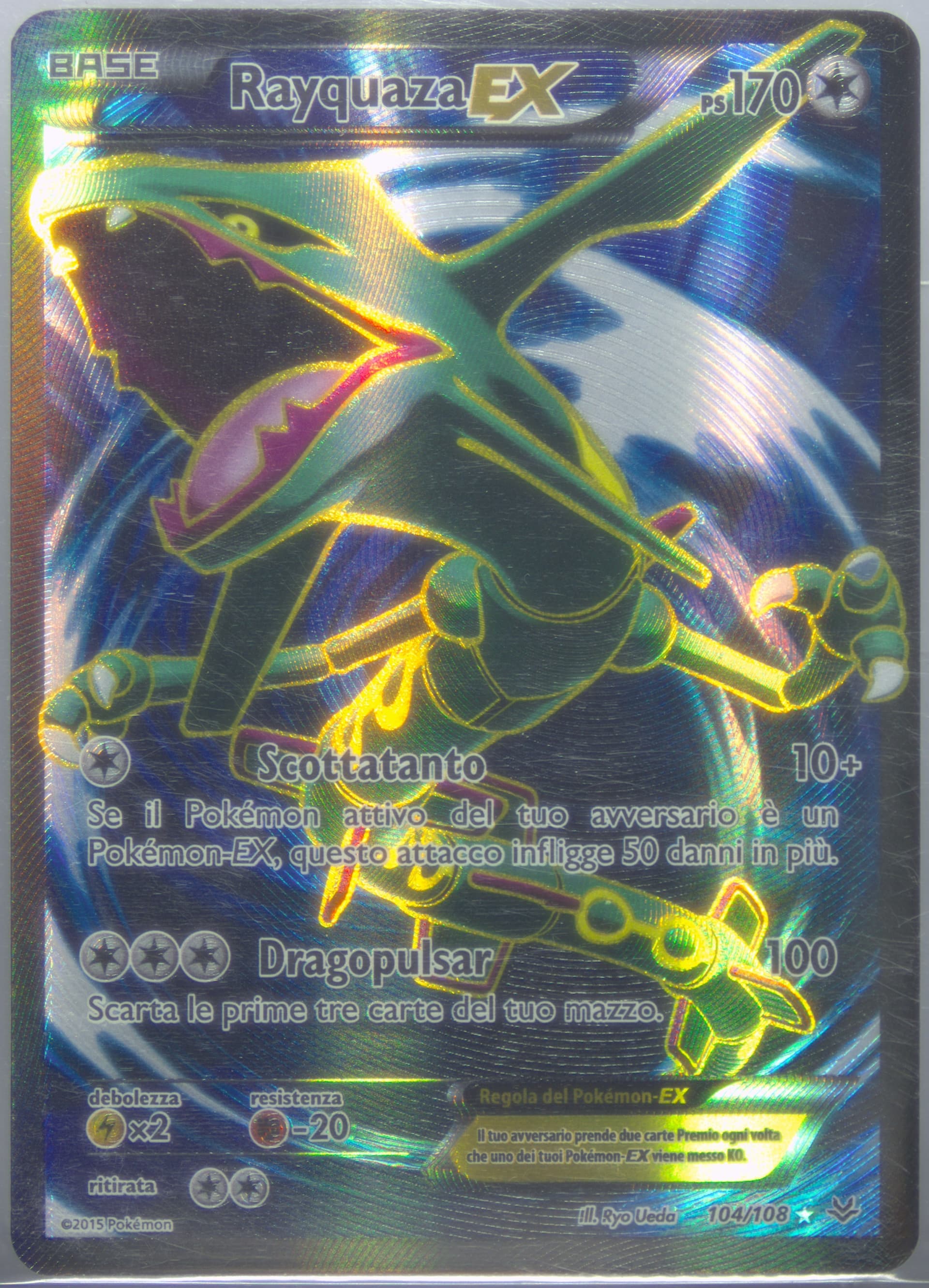 Full Art/Rayquaza EX Italian (104) 2015 Pokemon XY Roaring Skies