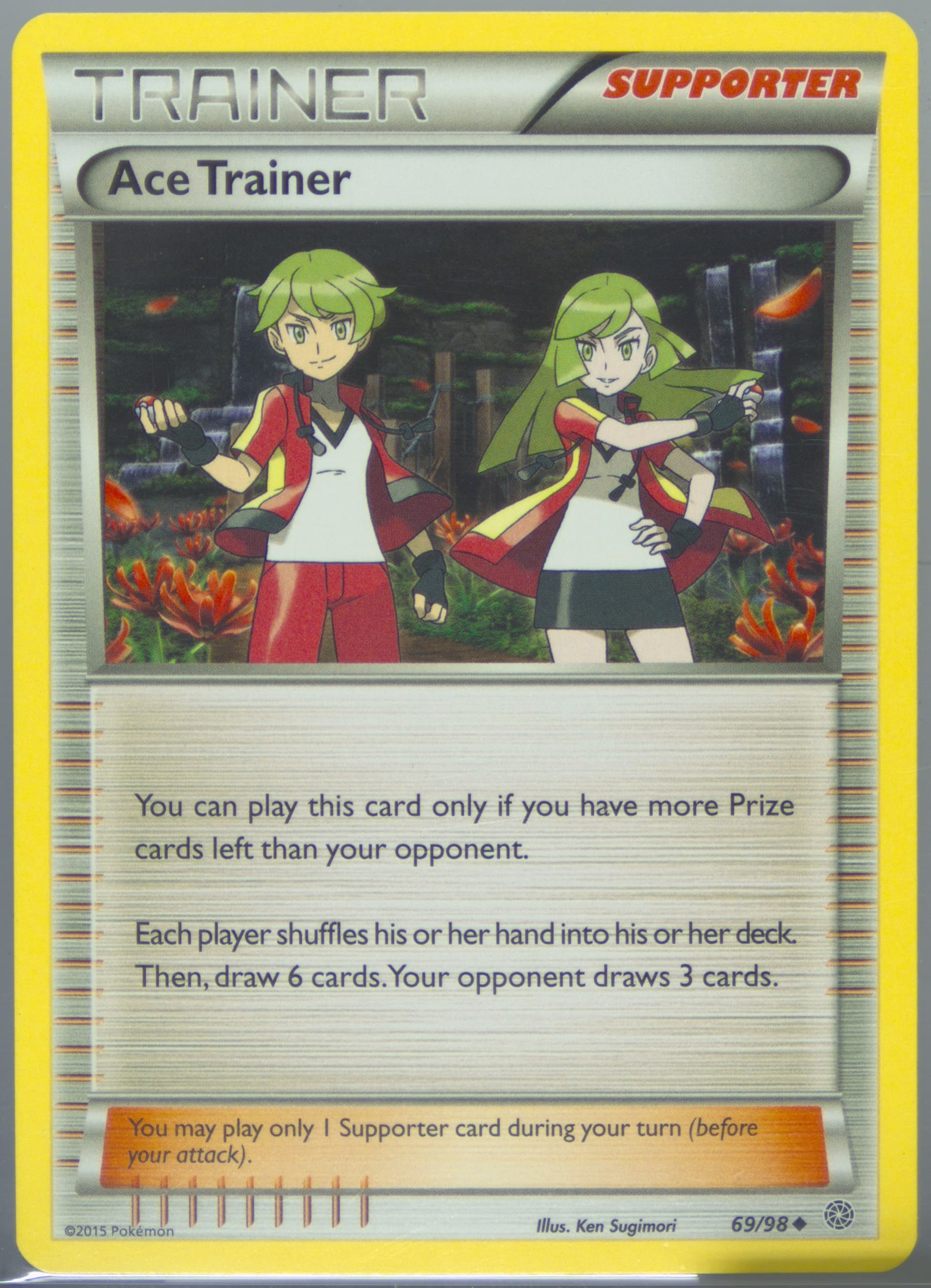 Ace Trainer (69) 2015 Pokemon XY Ancient Origins
