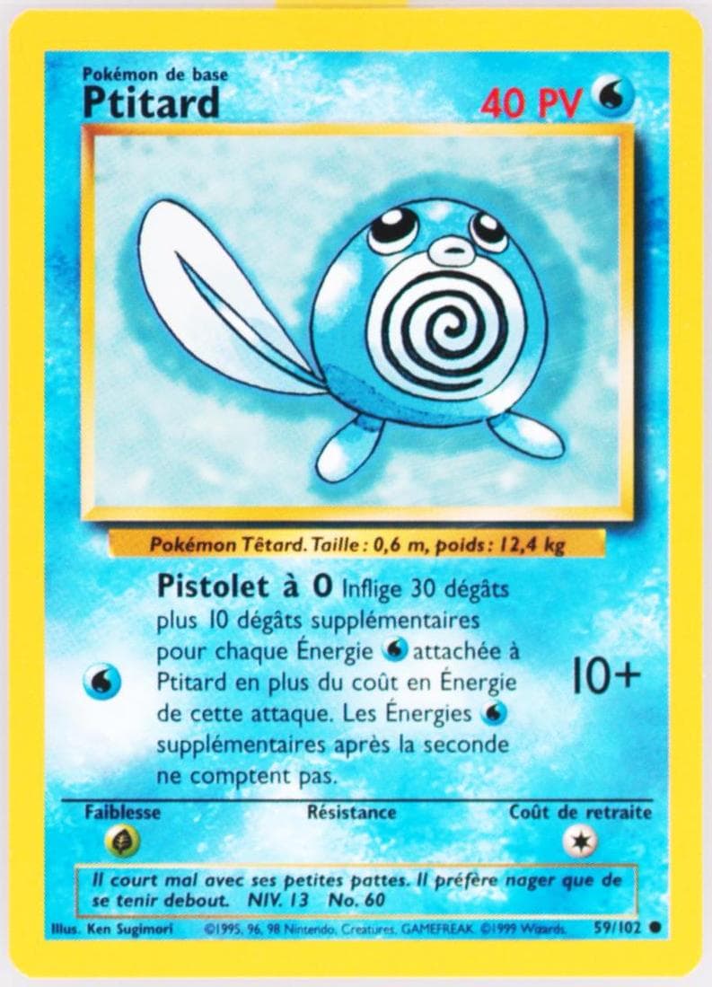 Ptitard (59) 1999 Pokemon French