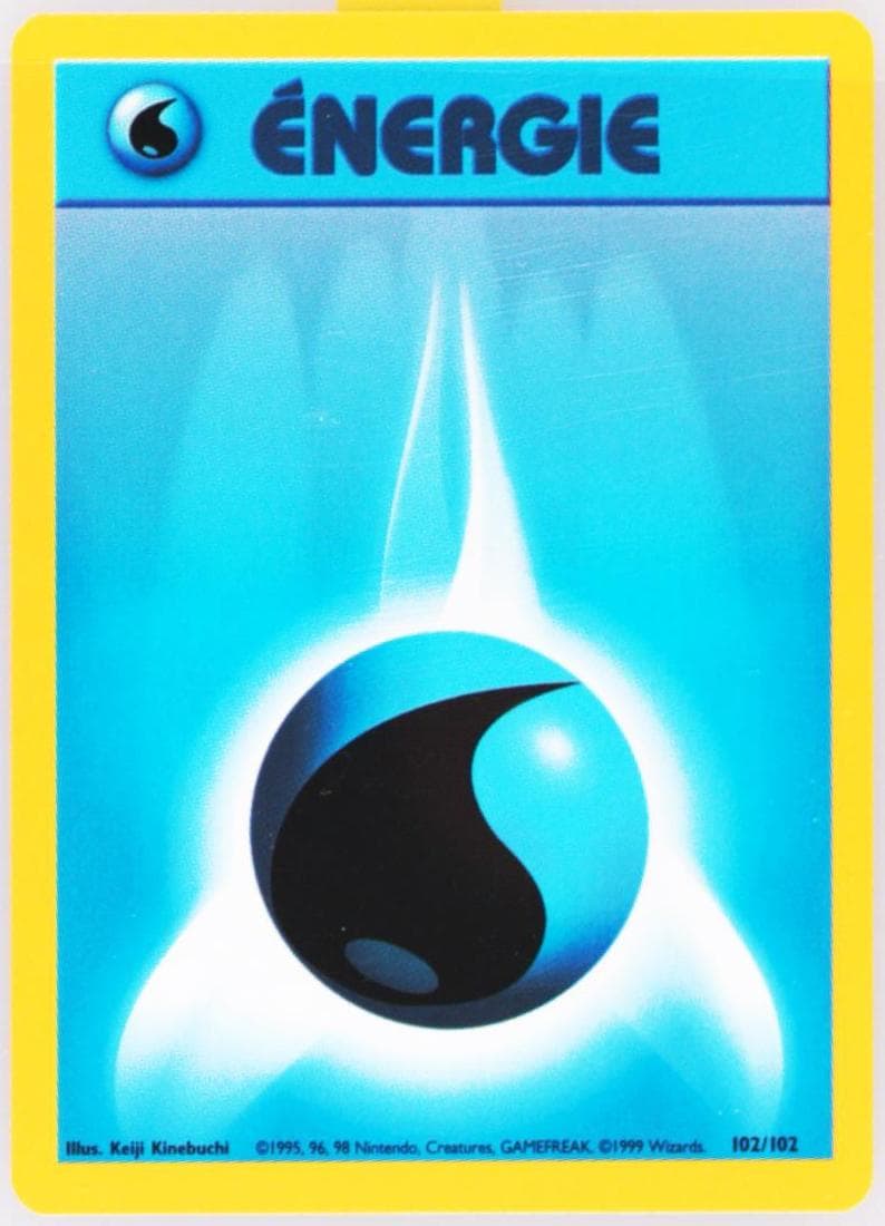 Water Energie (102) 1999 Pokemon French