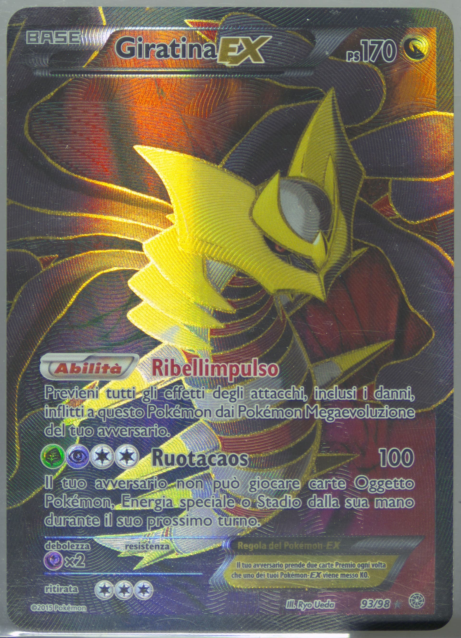 Full Art/Giratina EX Italian (93) 2015 Pokemon XY Ancient Origins
