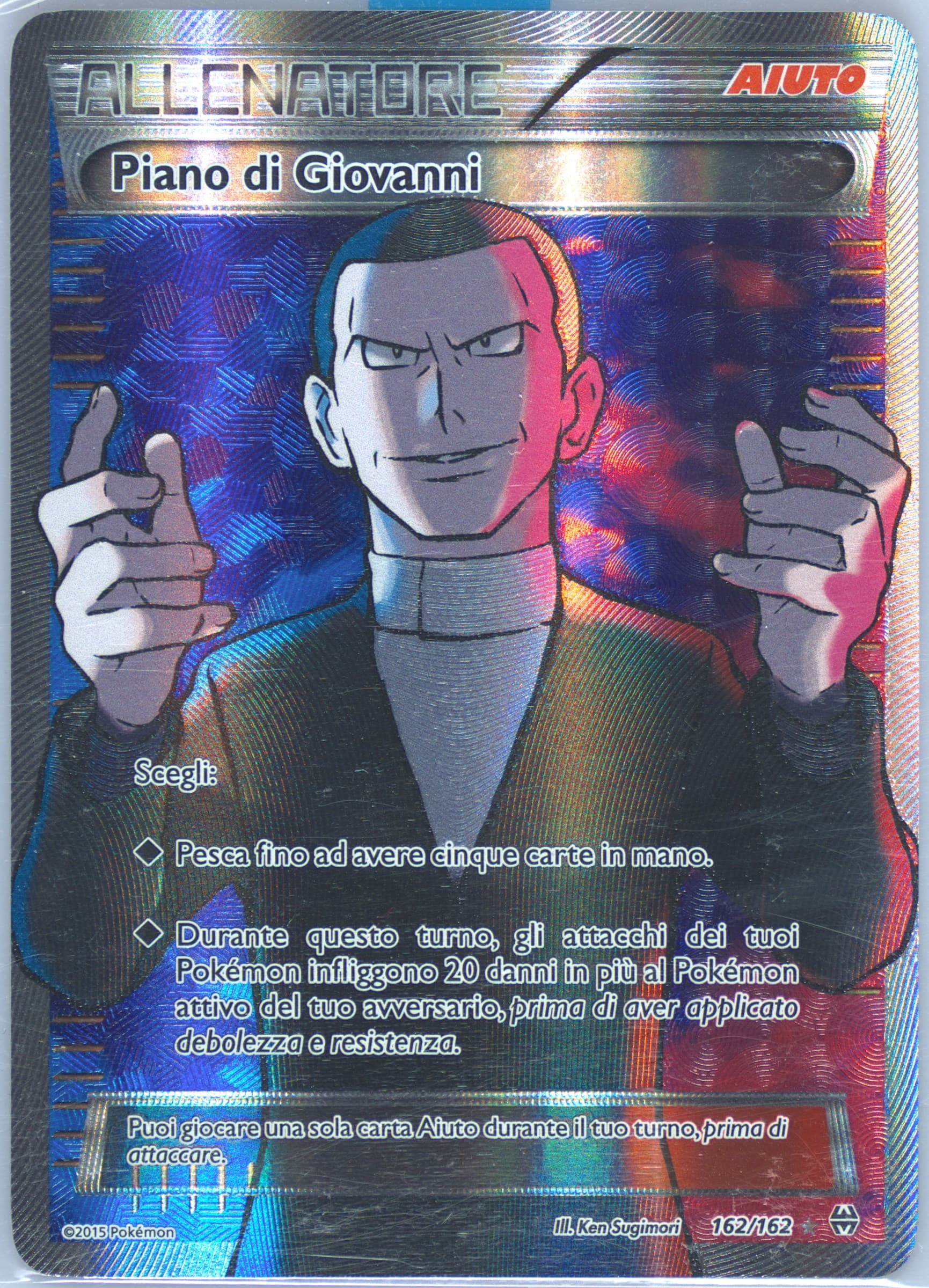 Full Art/Piano DI Giovanni Italian (162) 2015 Pokemon XY Breakthrough