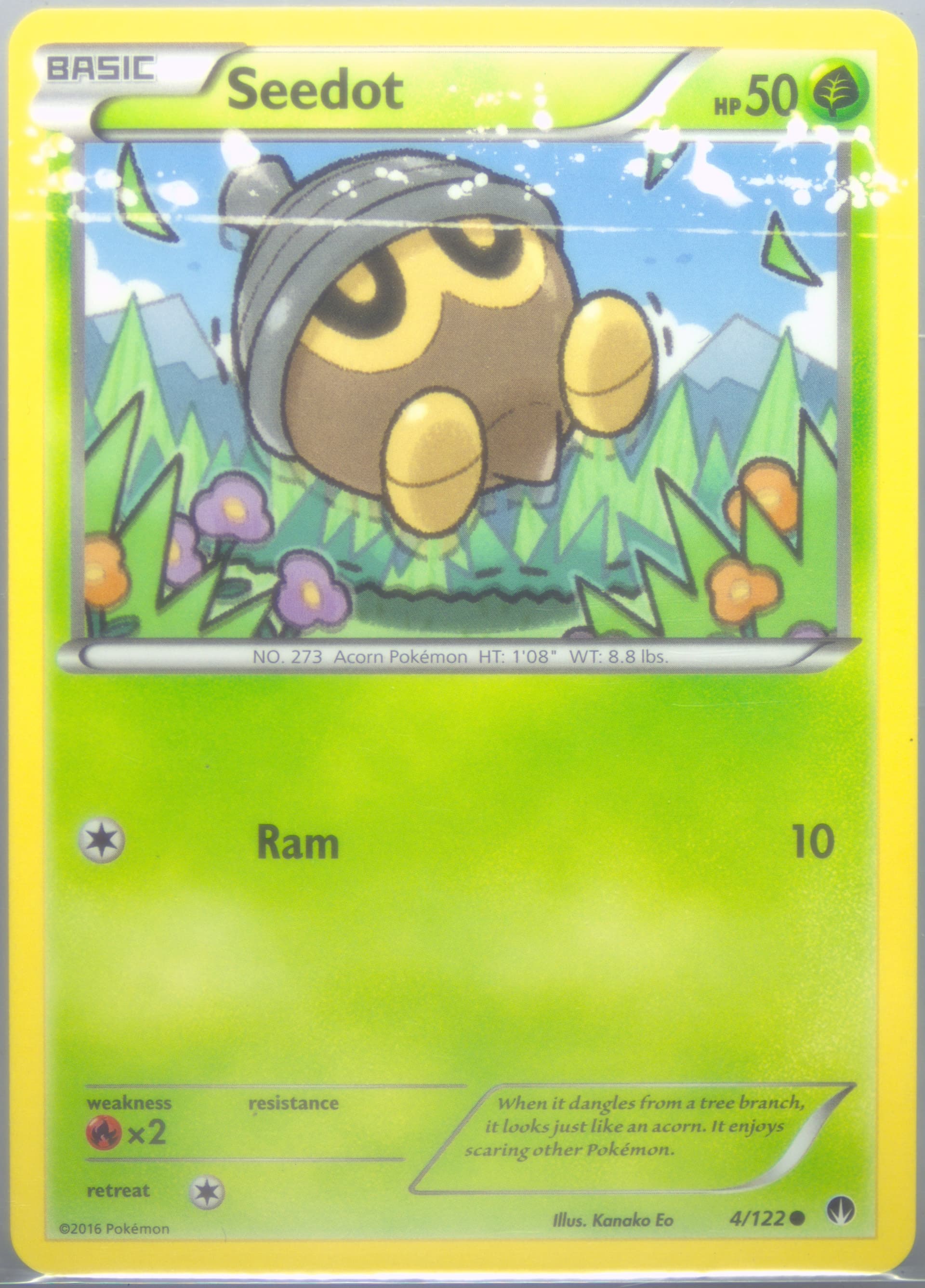 Seedot (4) 2016 Pokemon XY Breakpoint
