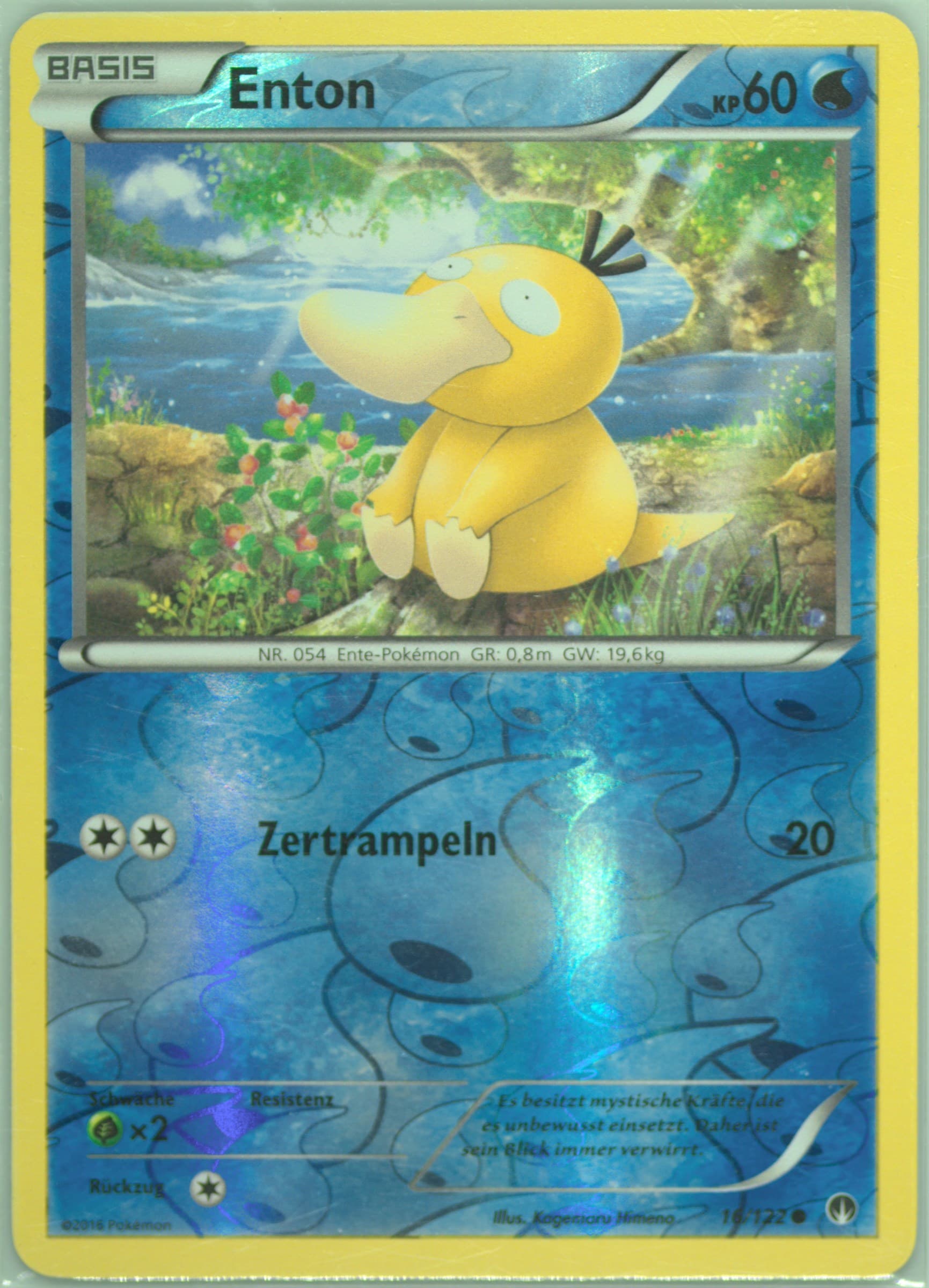 Enton-Reverse Foil German (16) 2016 Pokemon XY Breakpoint