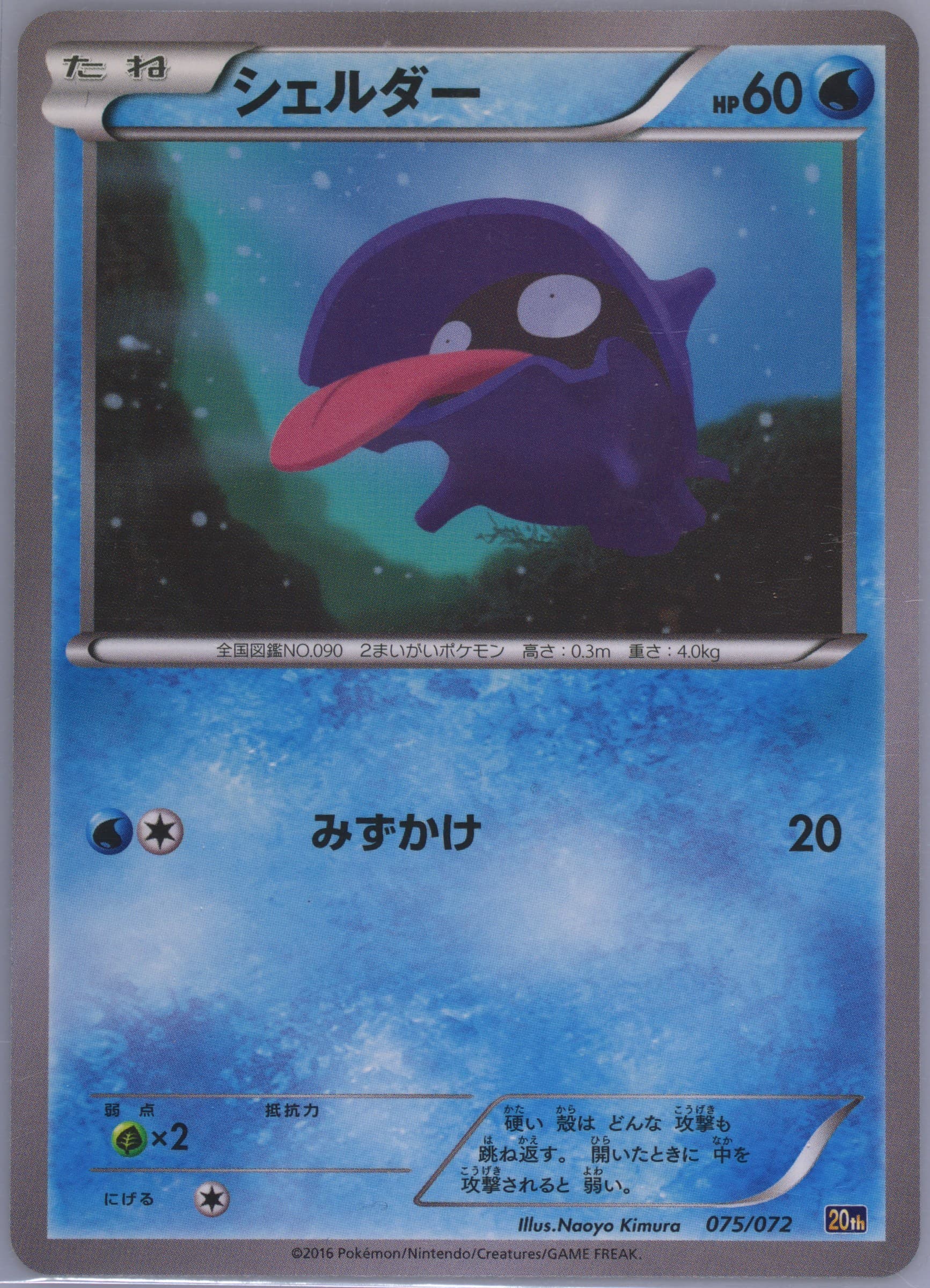 Shellder (075) 2016 Pokemon Japanese XY Starter Pack