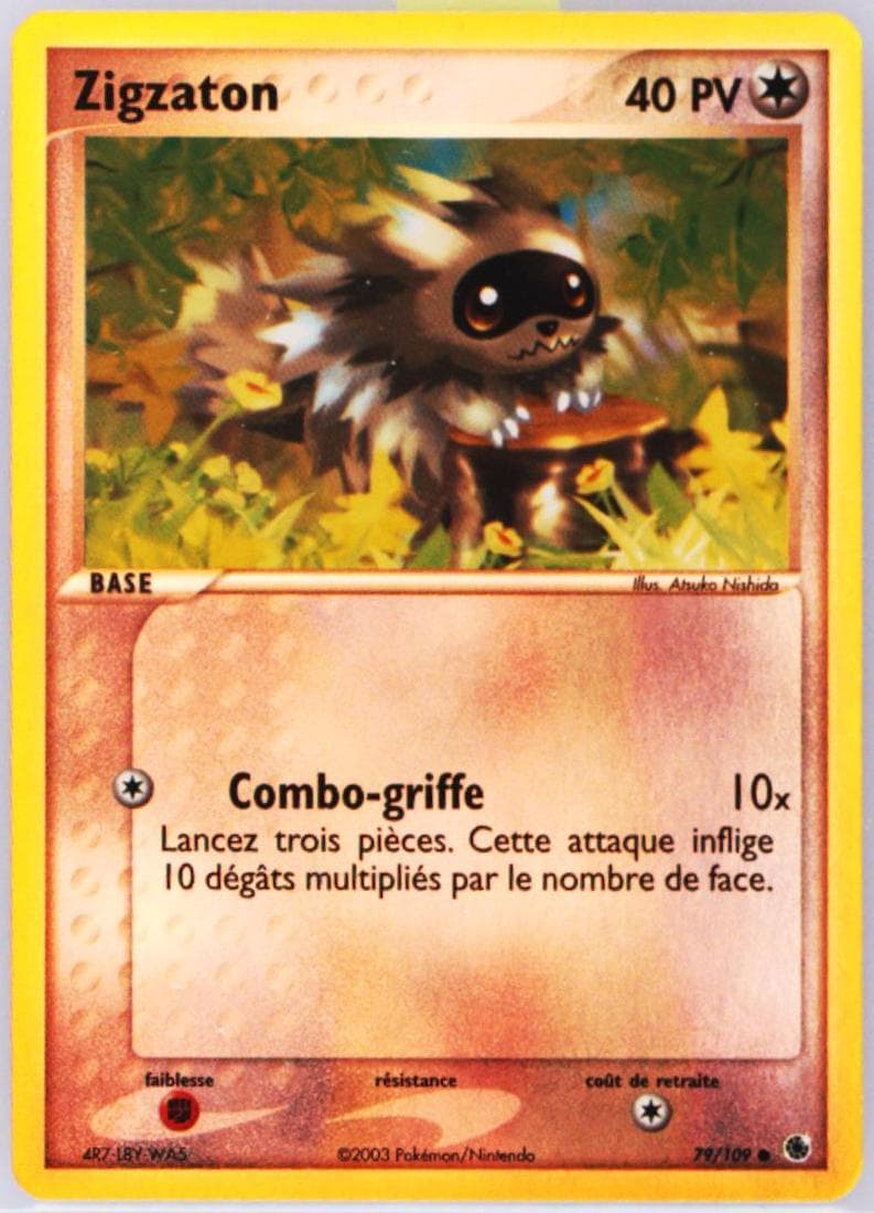 Zigzaton-Reverse Foil French (79) 2003 Pokemon EX Ruby & Sapphire