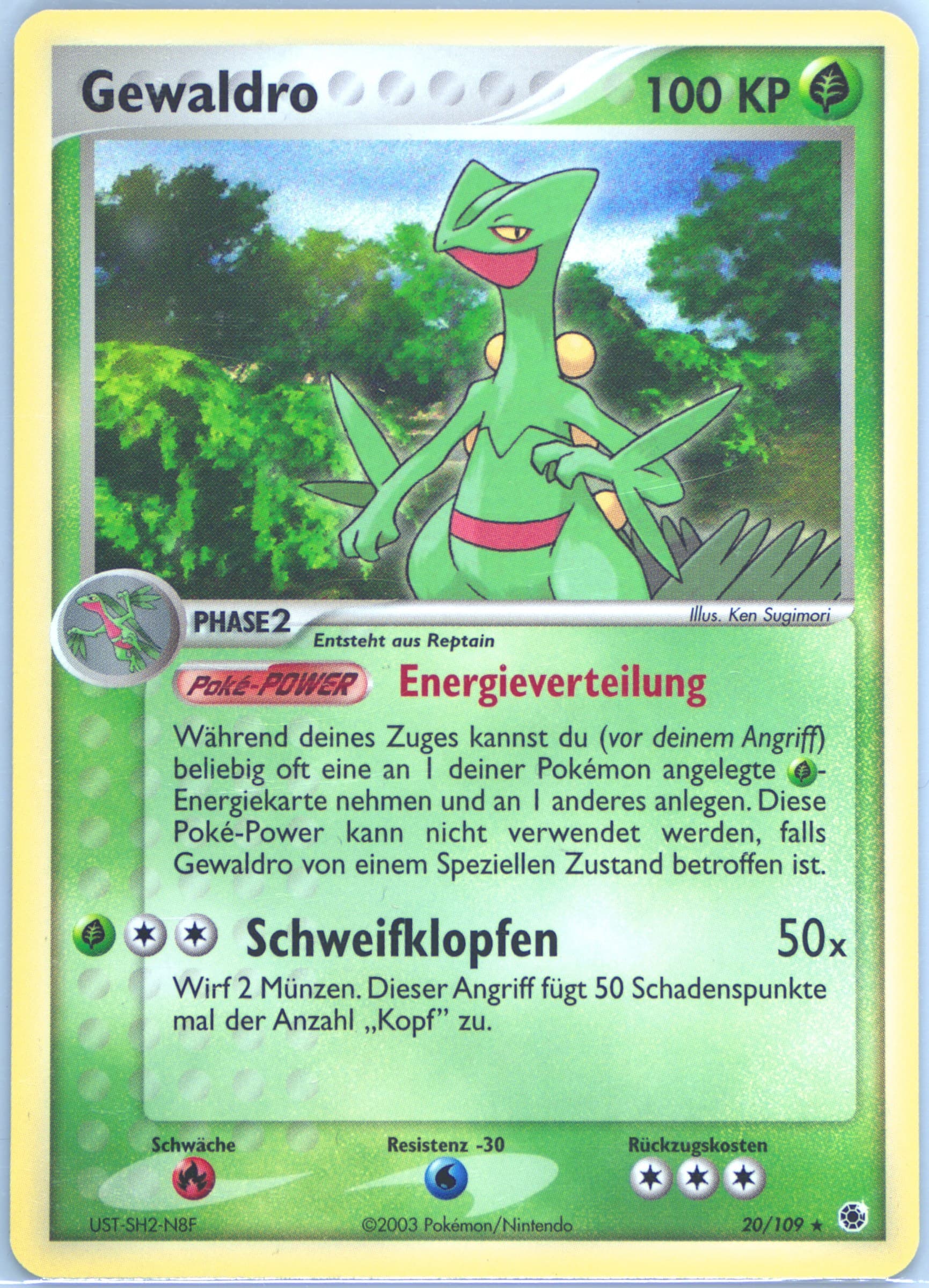 Gewaldro (20) 2004 Pokemon German EX Ruby & Sapphire
