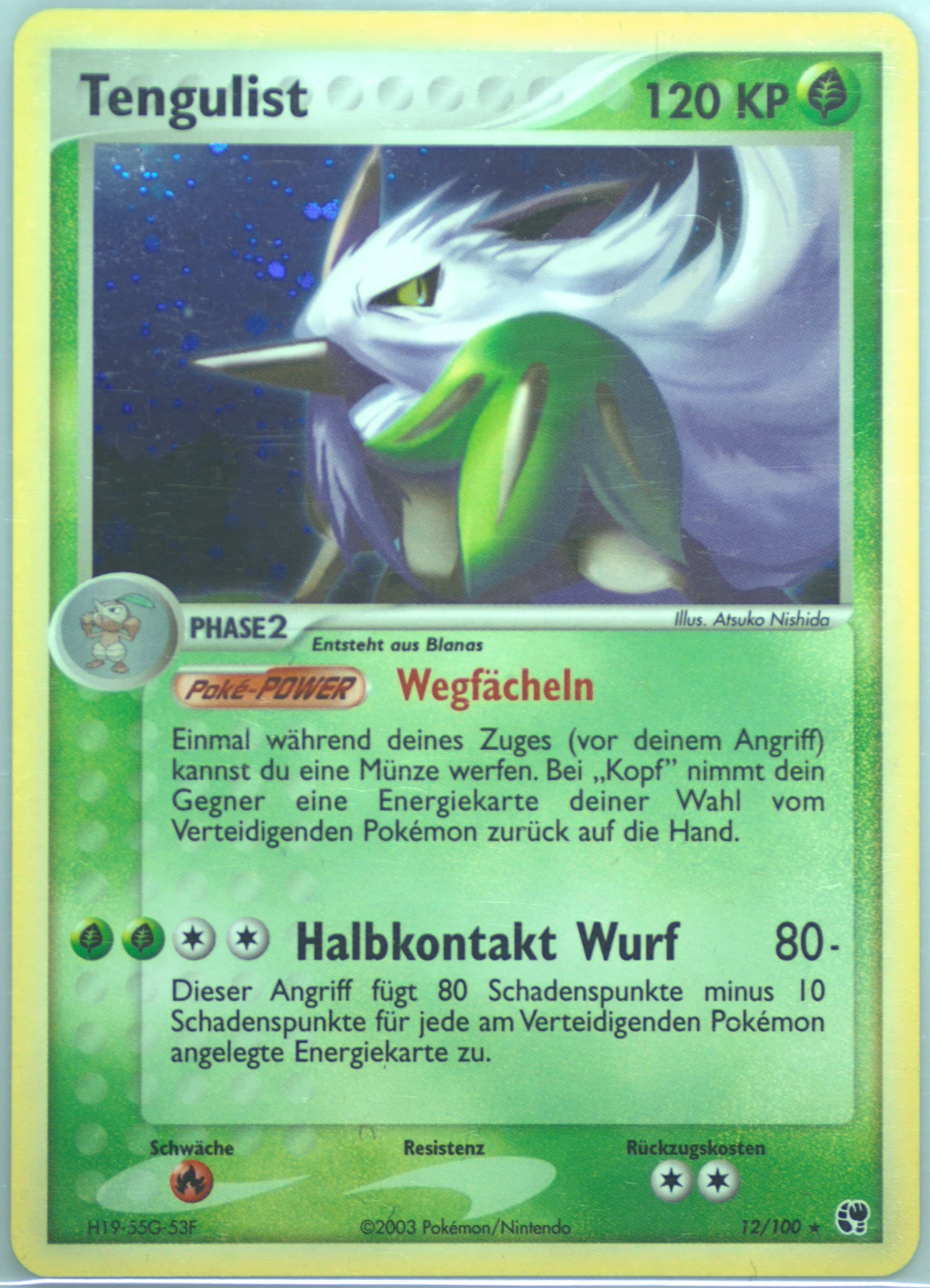 Tengulist-Holo (12) 2004 Pokemon German EX Sandstorm